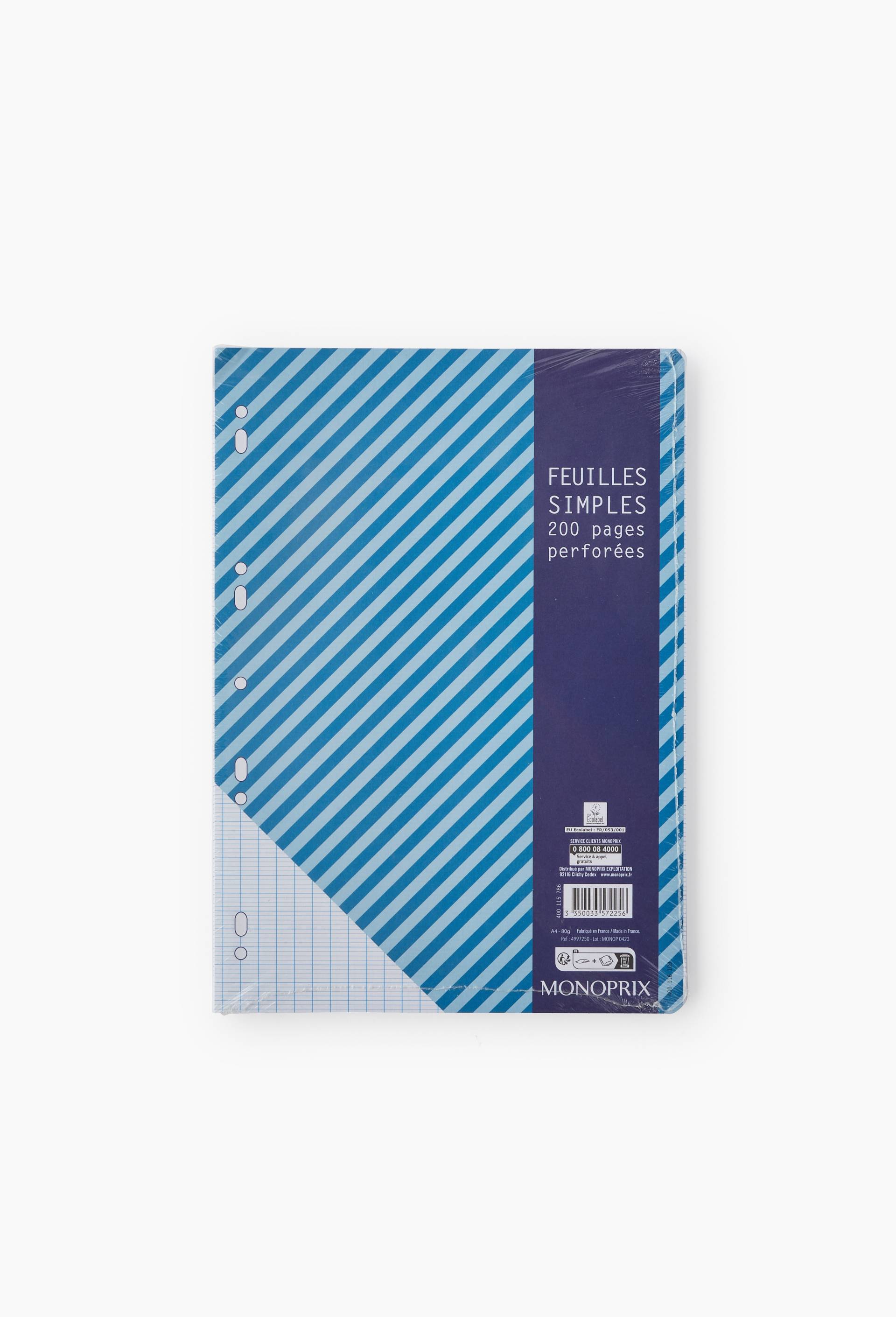 200 feuilles simples, A4, grands carreaux, , large image number 0