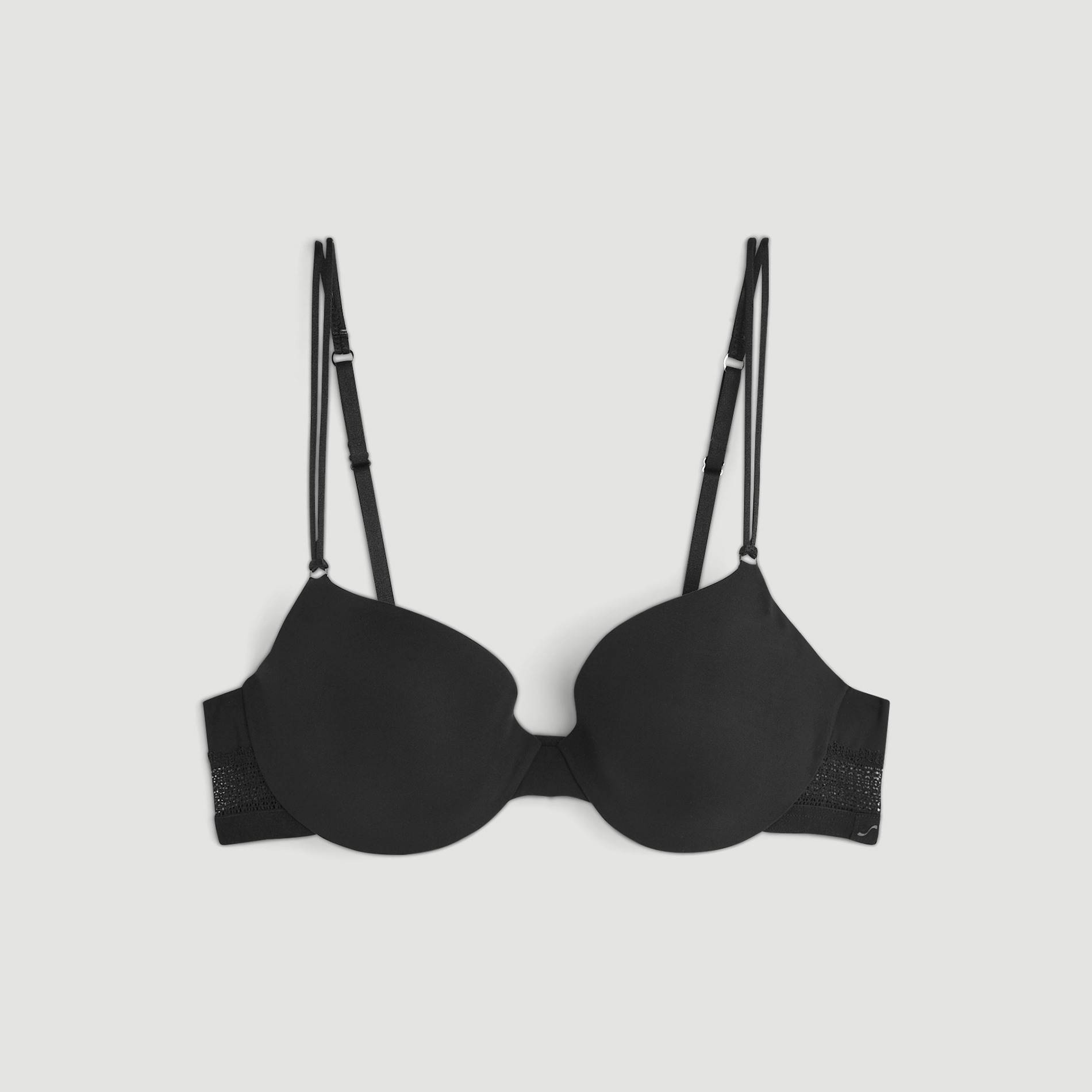 Soutien-gorge balconnet ampliforme silhouette, Noir, large image number 2
