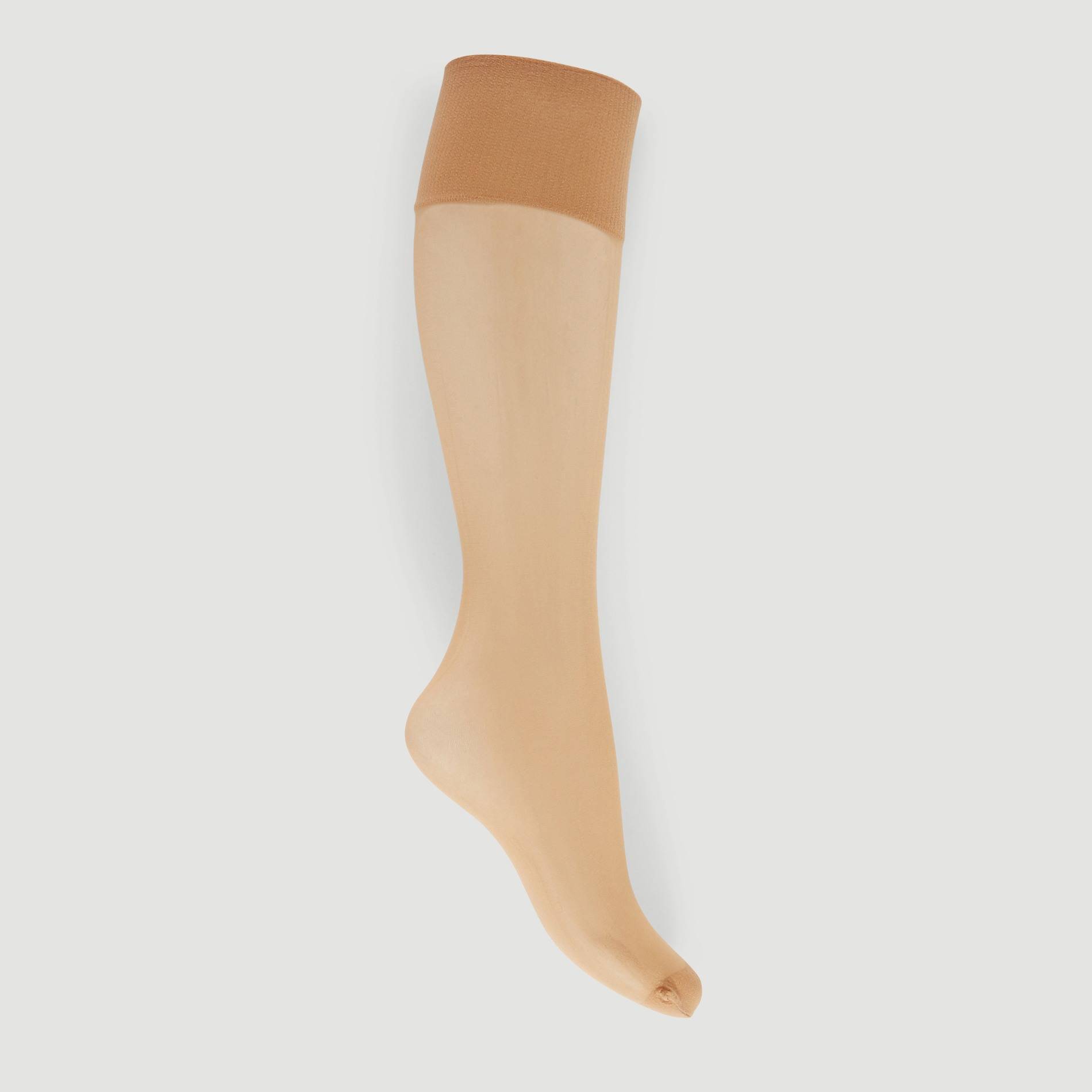 Lot de 4 mi bas en mousse Le Bourget, Beige clair, large image number 1