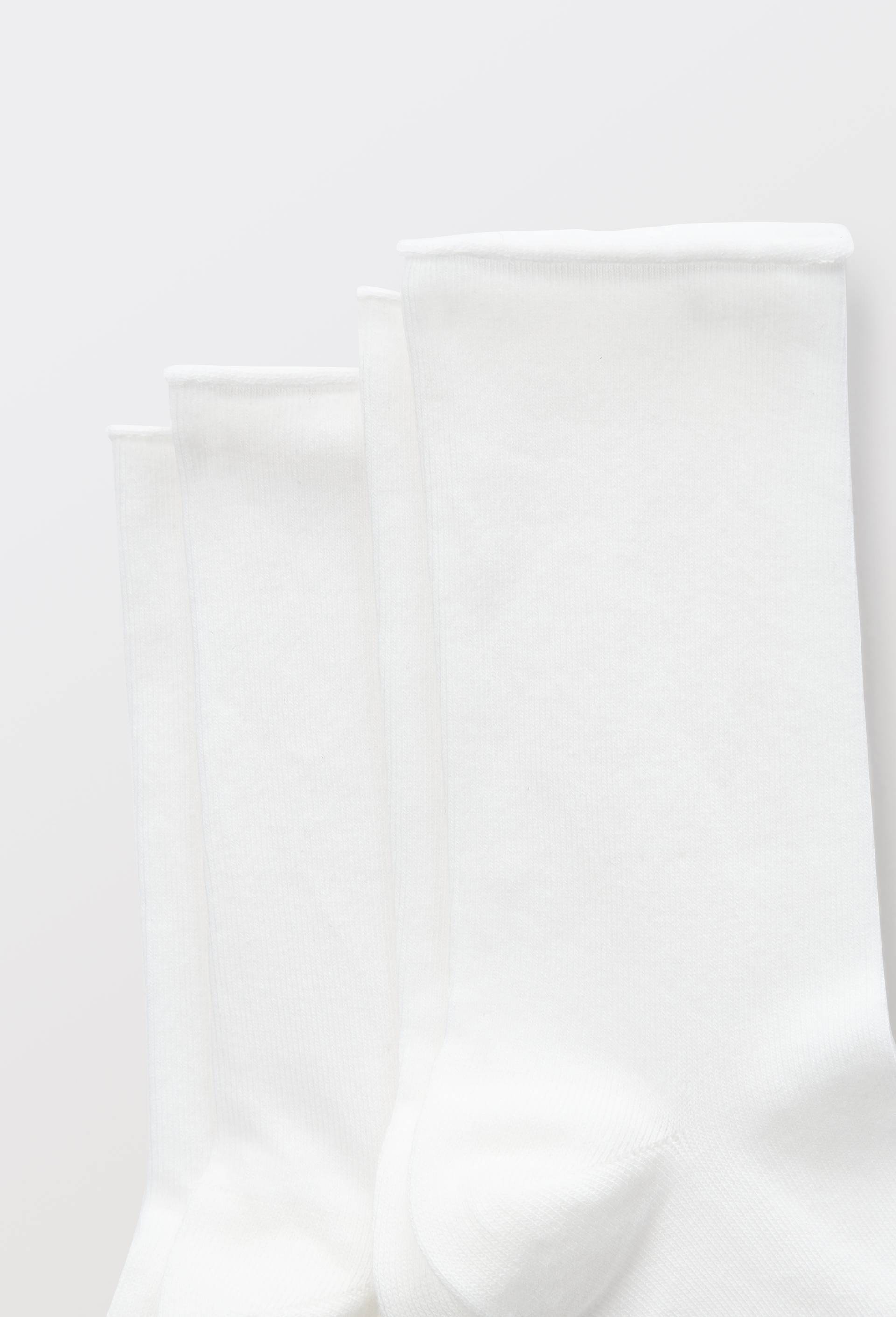 Lot de 2 paires de chaussettes en coton Bleufor&ecirc;t, Blanc, large image number 1