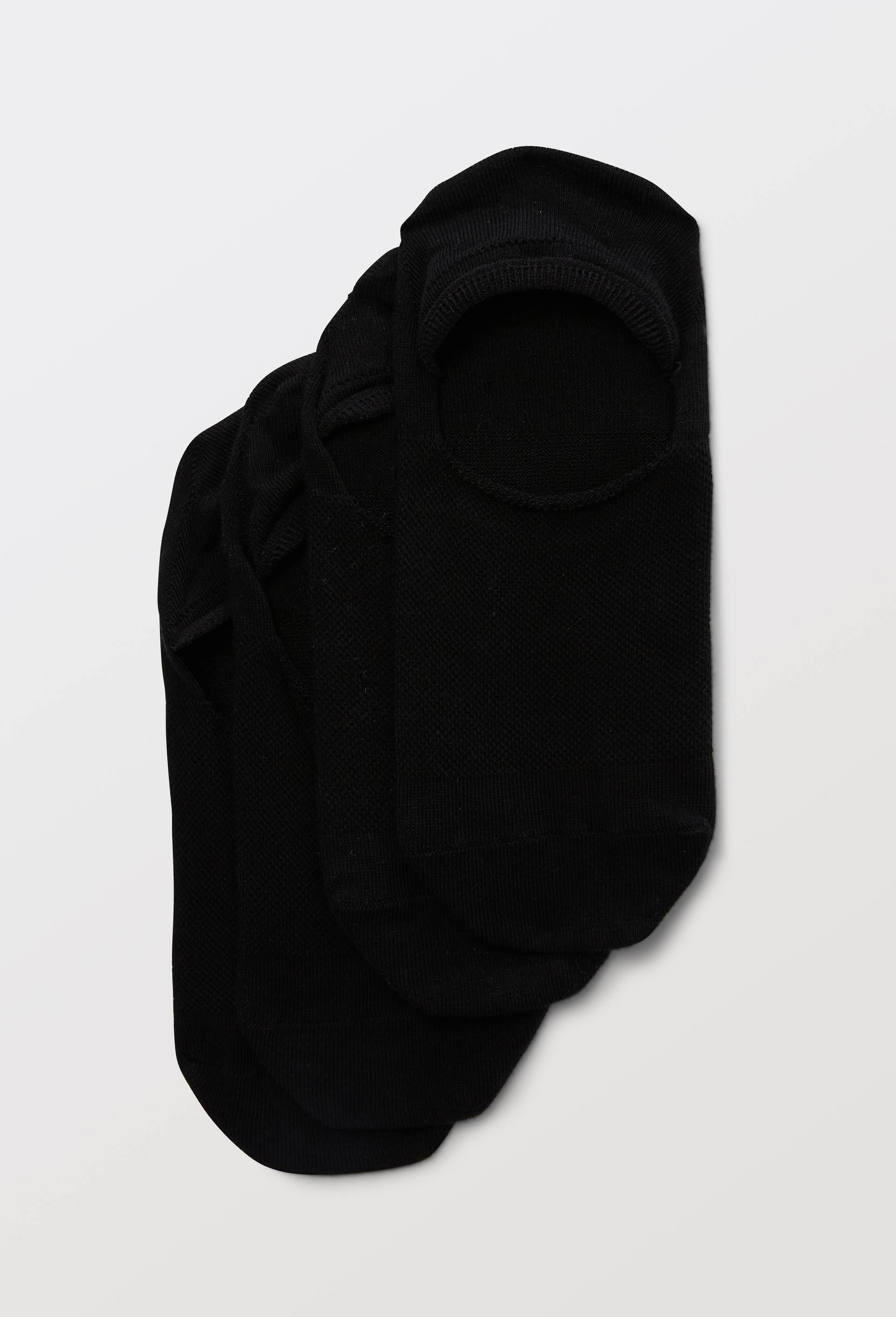 Lot de 2 prot&egrave;ge pied en coton Sport Bleufor&ecirc;t, Noir, swatch image