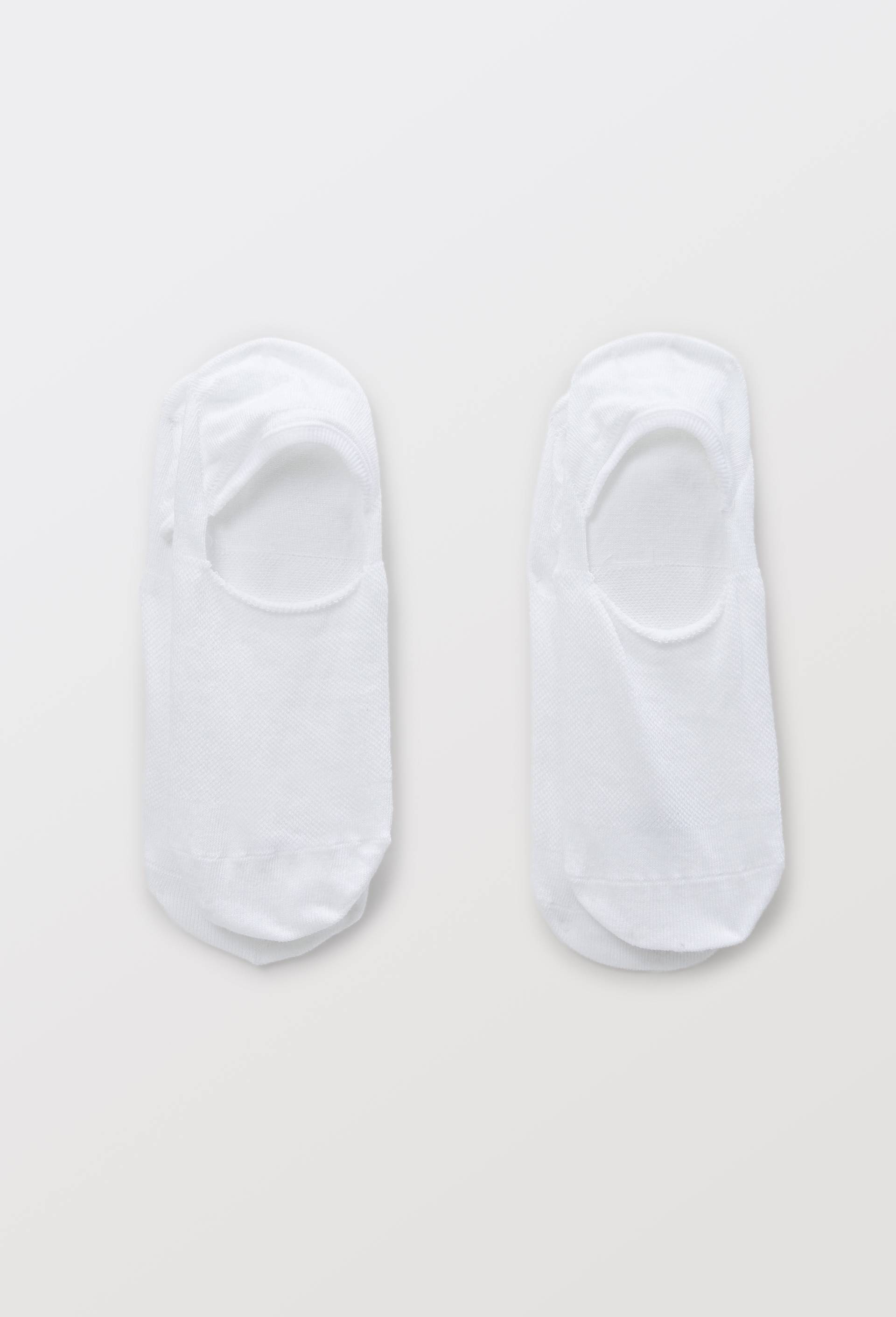 Lot de 2 prot&egrave;ge pied en coton Sport Bleufor&ecirc;t, Blanc, large image number 0
