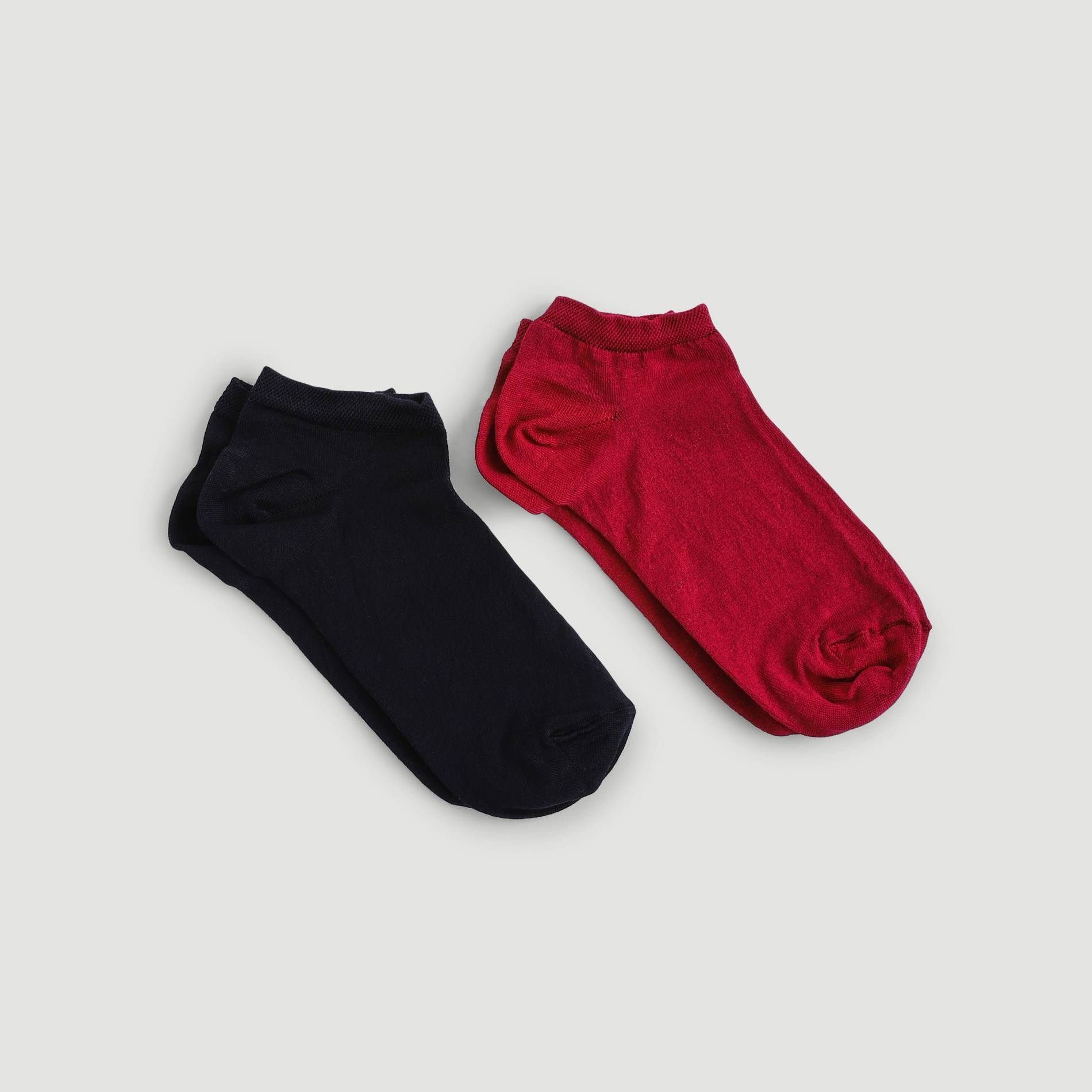 Lot de 2 mini-socquettes en fil d'écosse, Fuchsia, swatch image