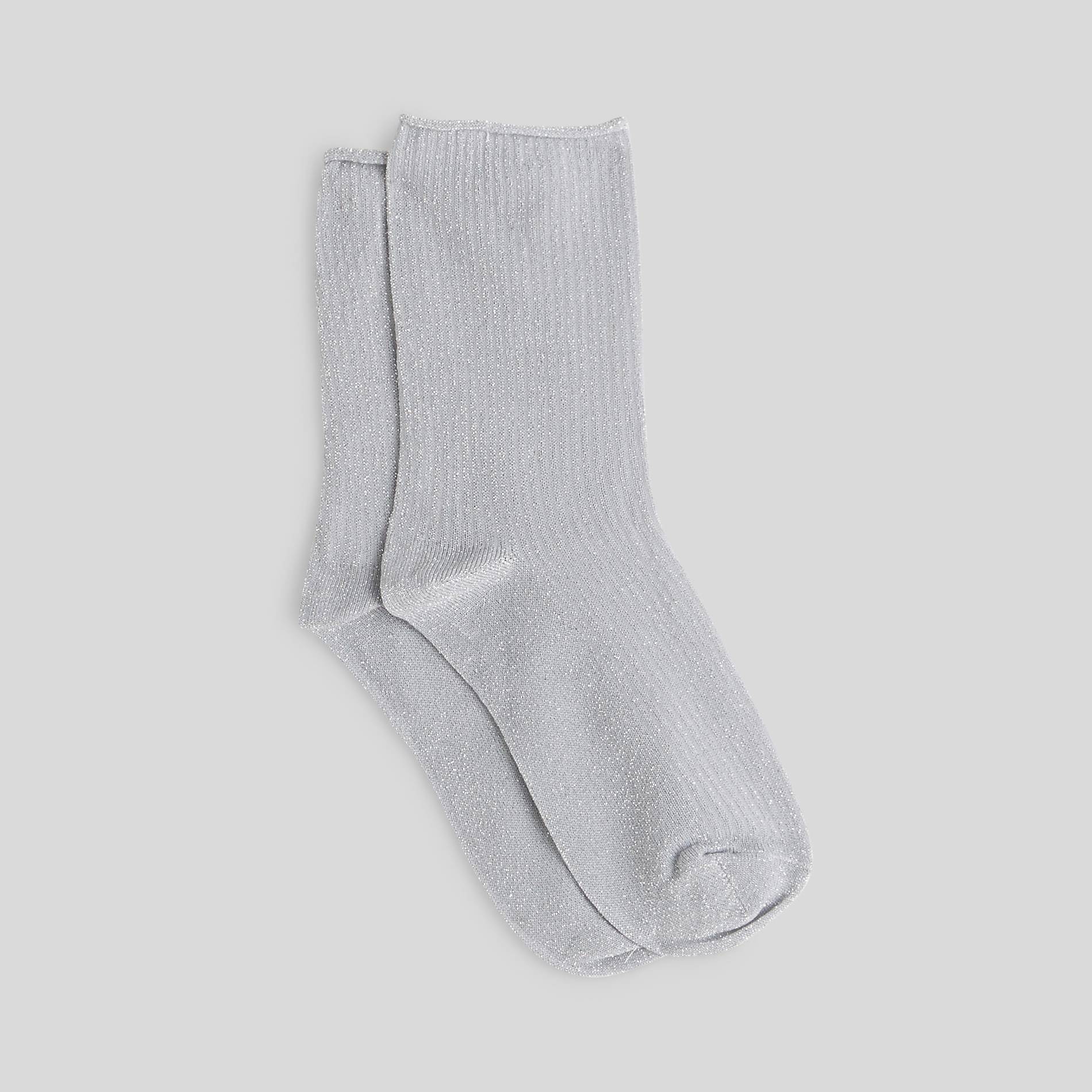 Socquettes, Gris, large image number 1