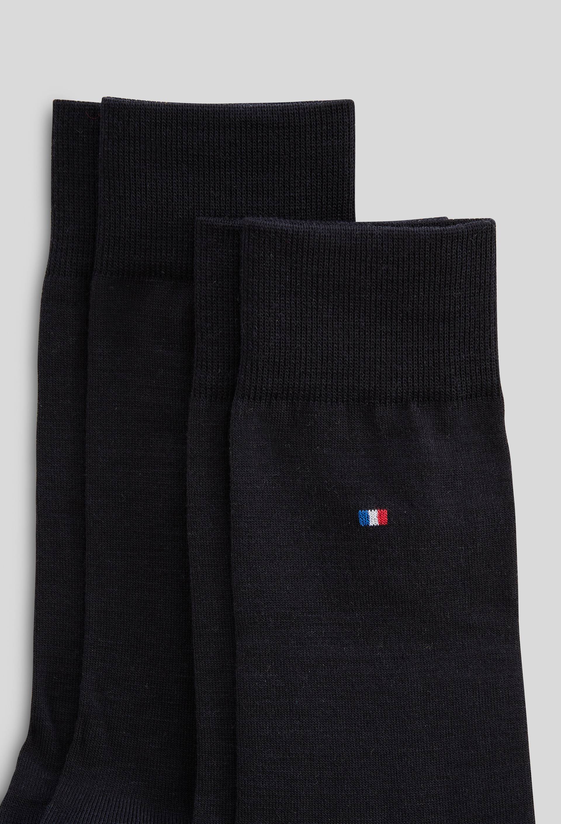Lot de 2 paires de chaussettes en laine Fabrication Fran&ccedil;aise, Bleu fonc&eacute;, large image number 1.0