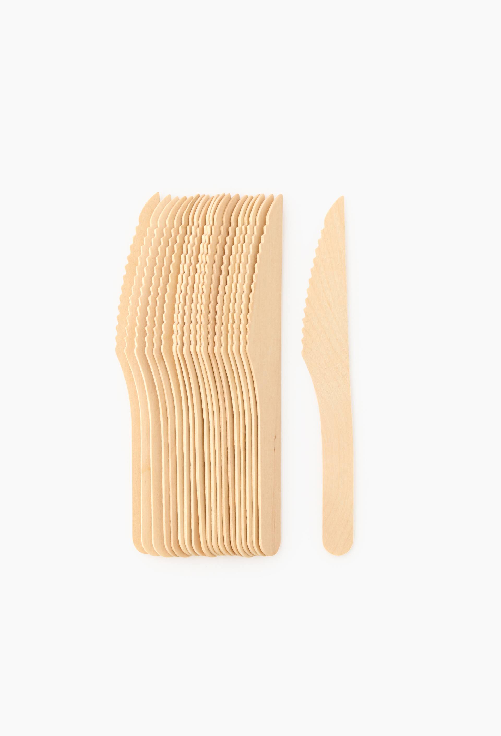 20 couteaux en bois, 16,5cm, , large image number 0