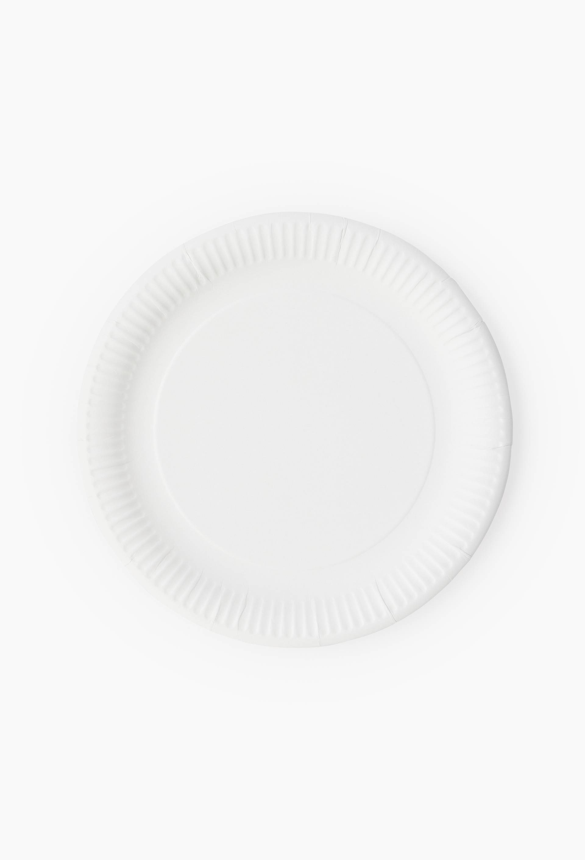 12 assiettes en carton, blanc, 29cm, , large image number 0