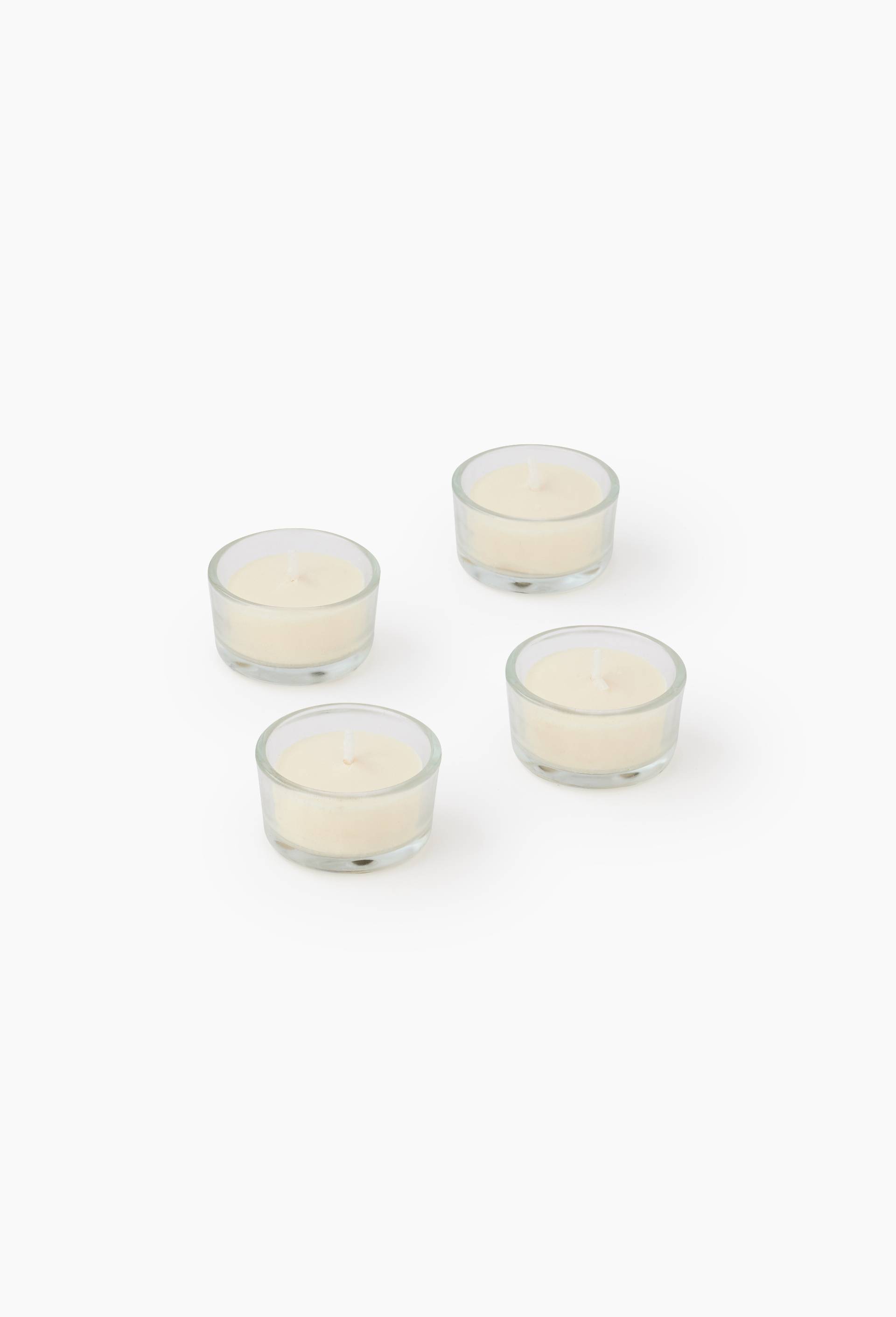 4 bougies chauffe plat, non parfumée, cire végétale, , large image number 0.0
