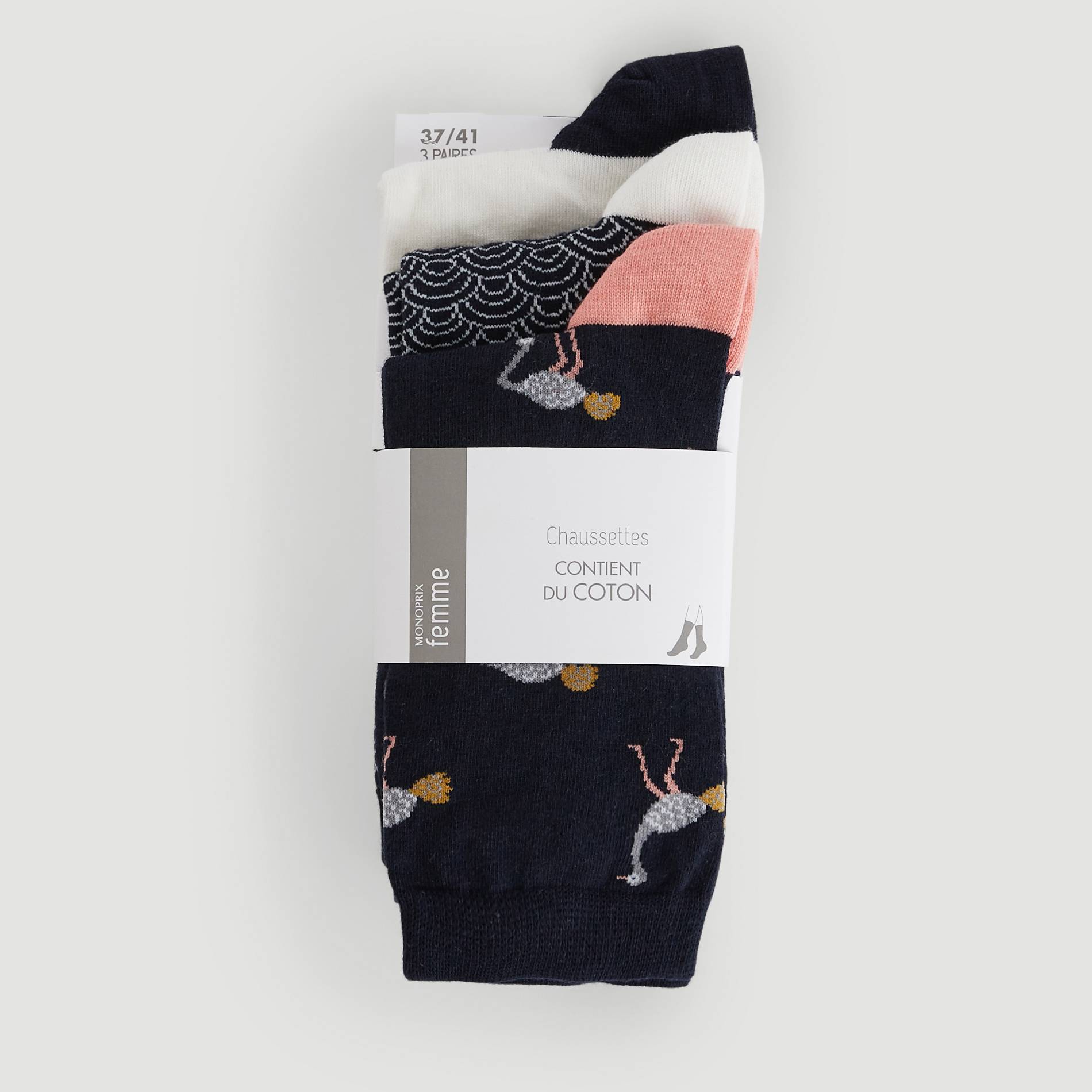 Pocket chaussettes, Marine, large image number 0