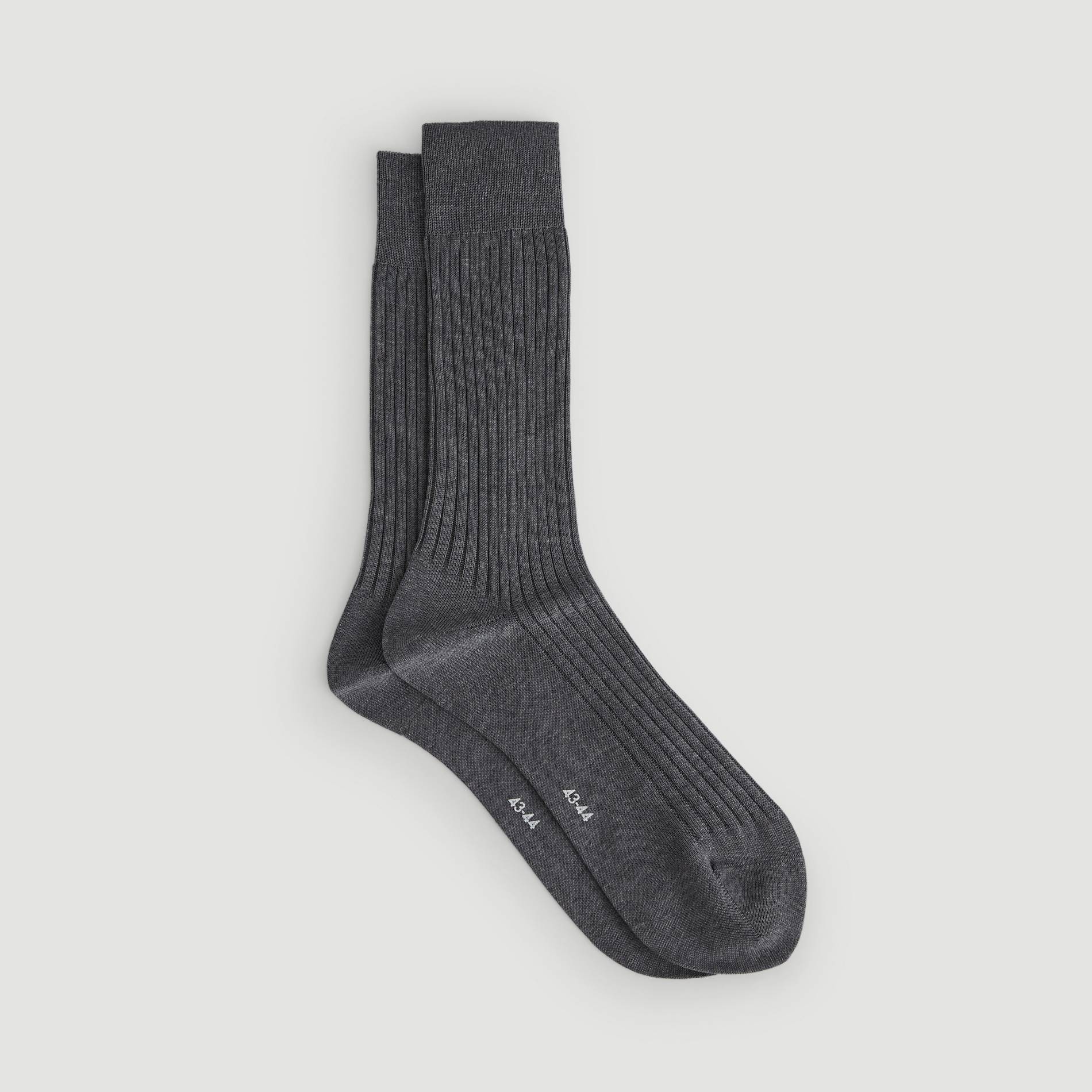 Chaussettes en fil d'écosse, Anthracite, large image number 1.0