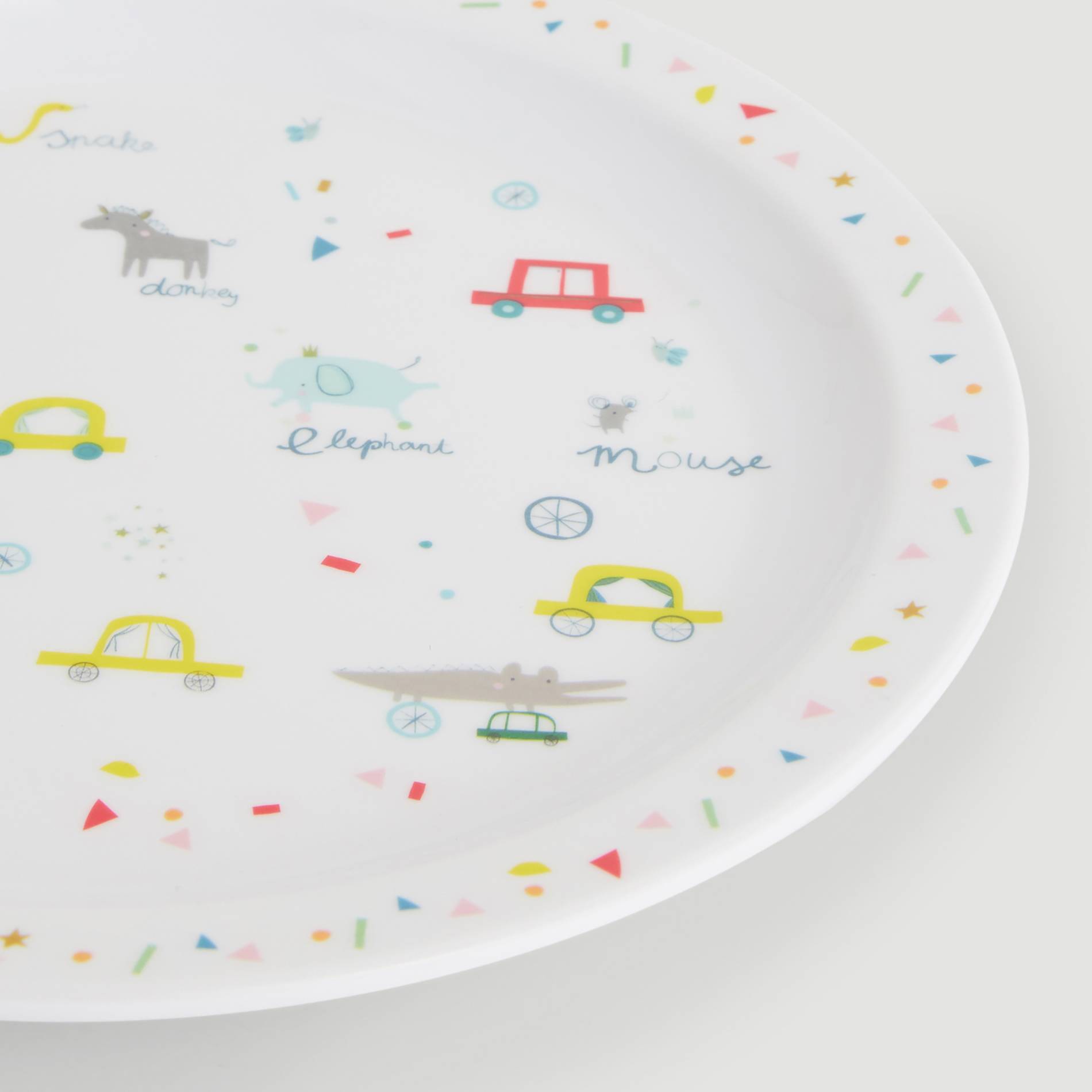 Assiette melamine, Jaune, large image number 1.0