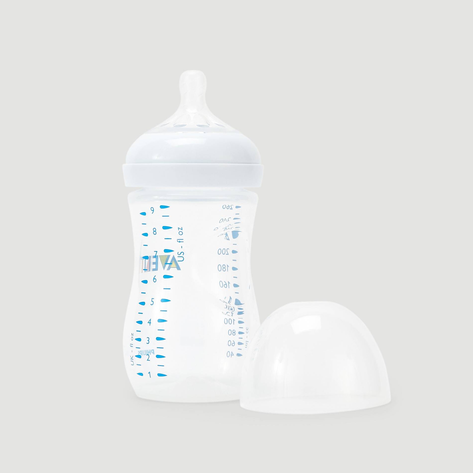 Biberon natural 260 ml, Transparent, large image number 2