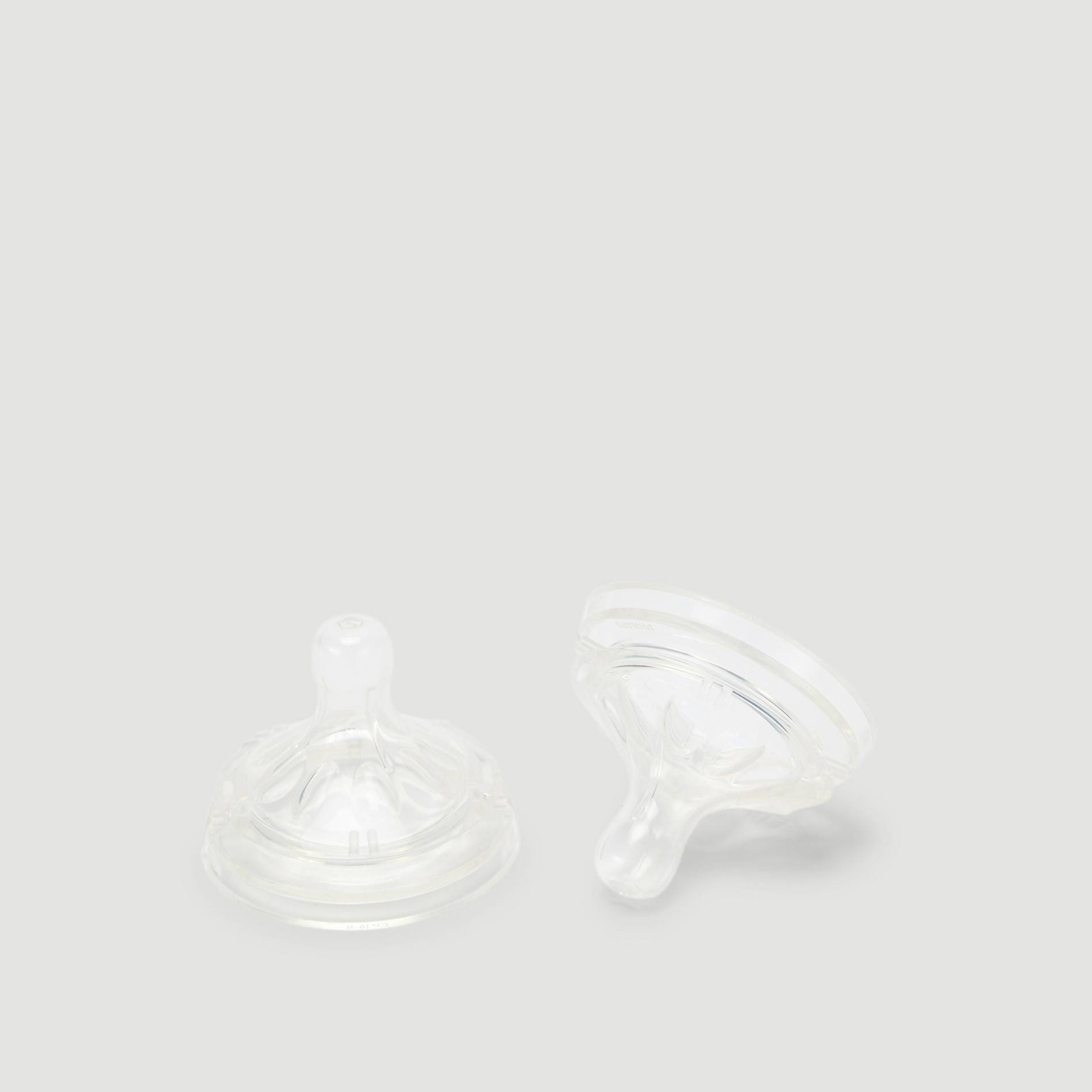 Lot de 2 tétines 3 mois, Transparent, large image number 0.0