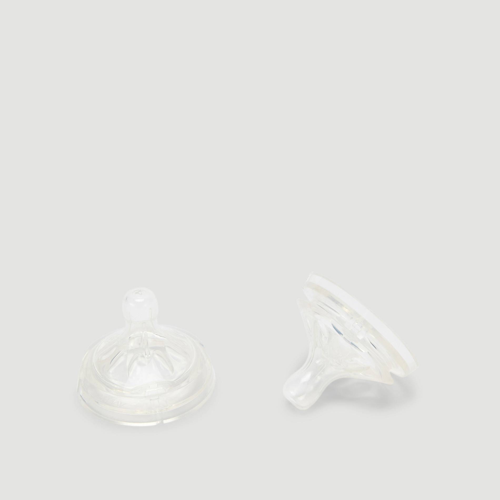 Lot de 2 tétines natural 6 mois, Transparent, large image number 0