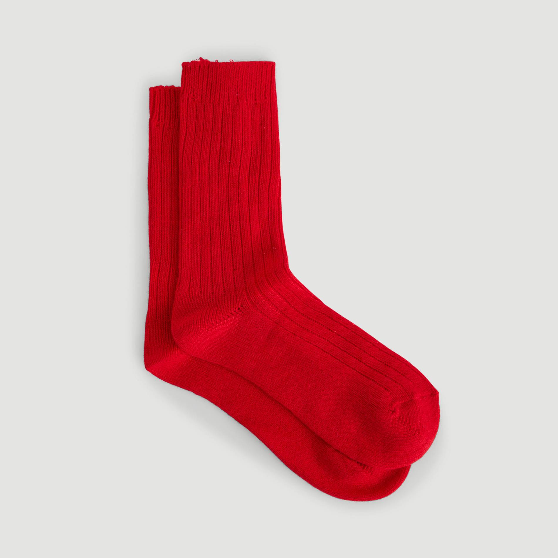Paire de chaussettes en cachemire, Rouge, large image number 0