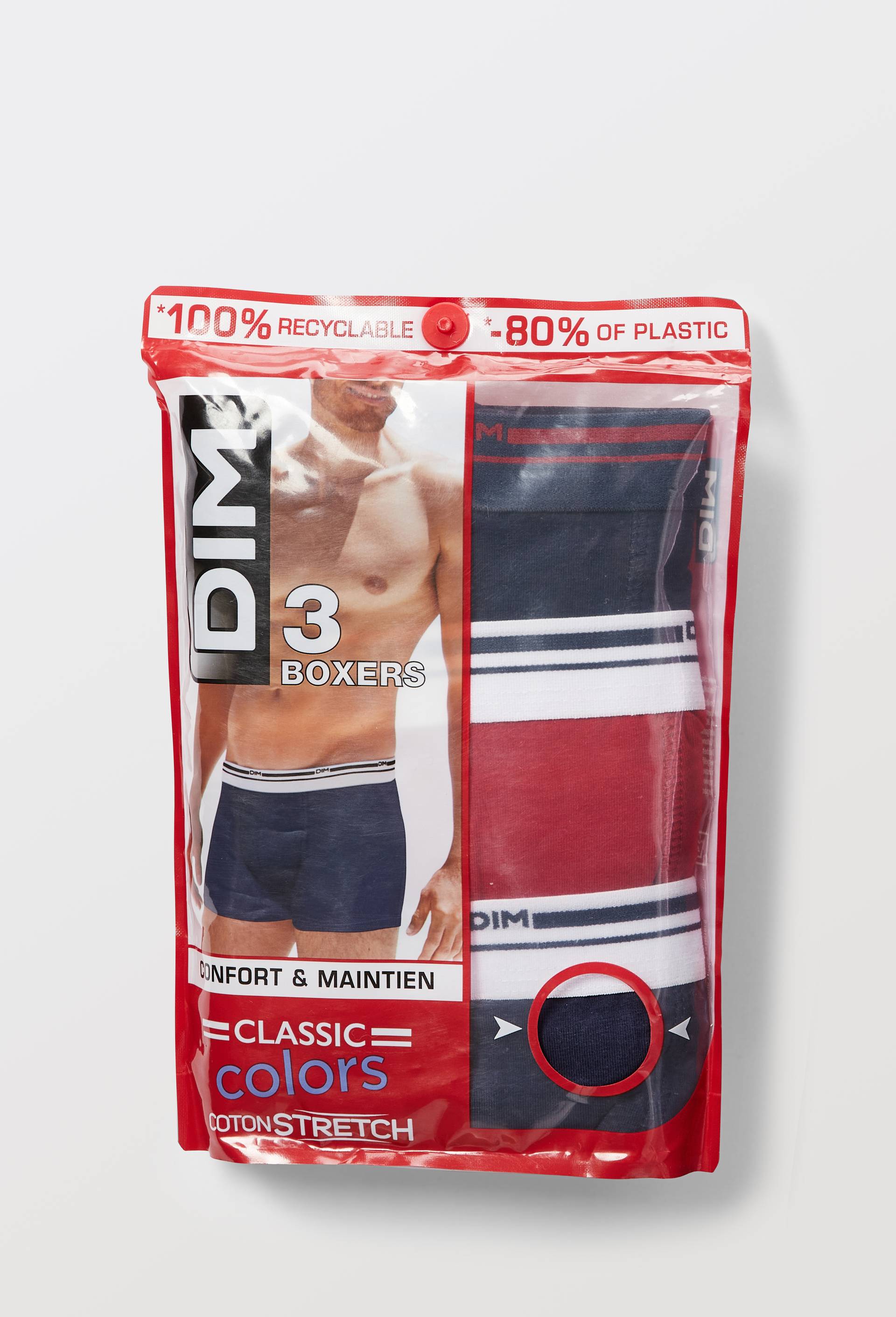 Lot de 3 boxers en coton MULTIDAY COLORS DIM, Bleu, large image number 2