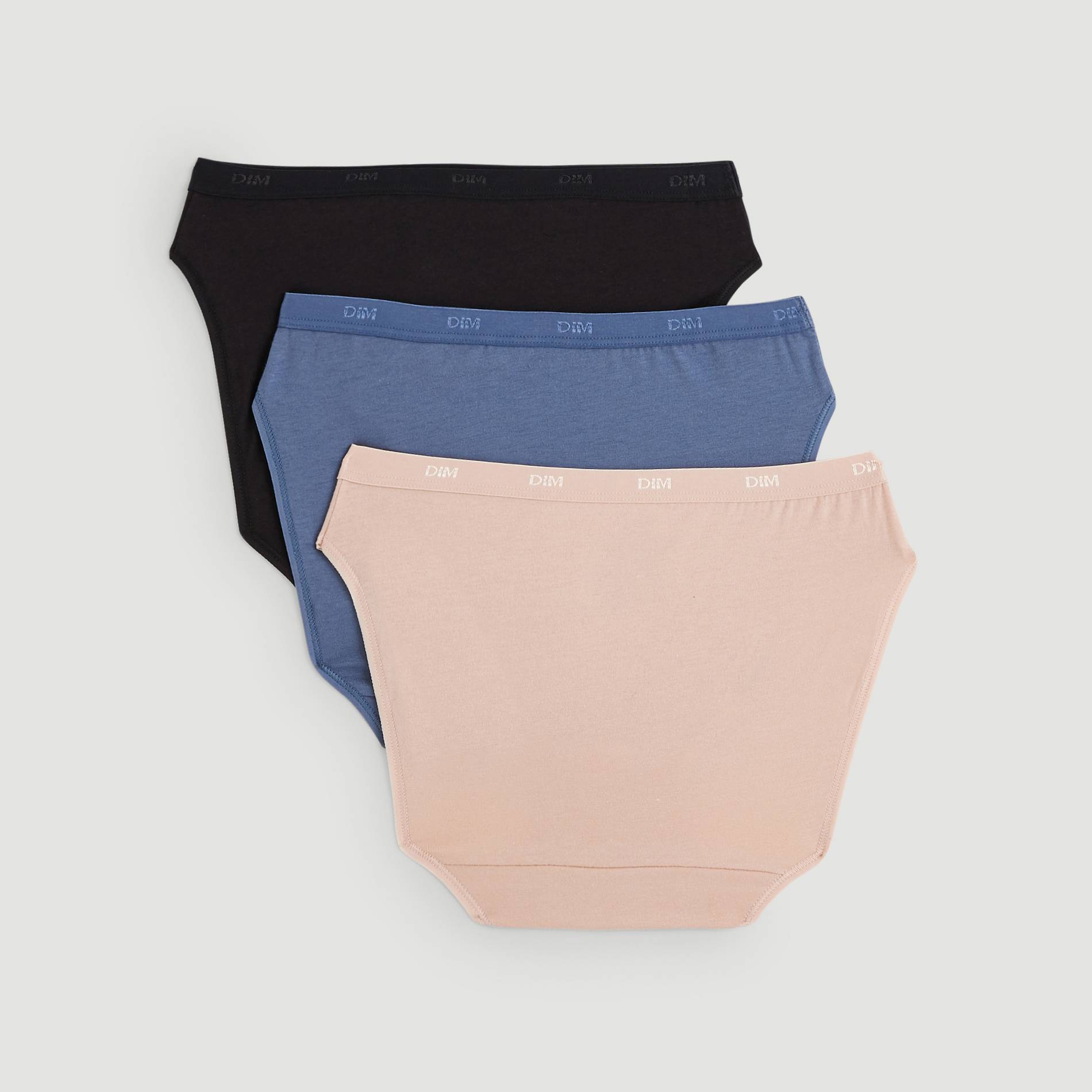 Lot de 3 slips en coton ECO DIM, Noir, large image number 1