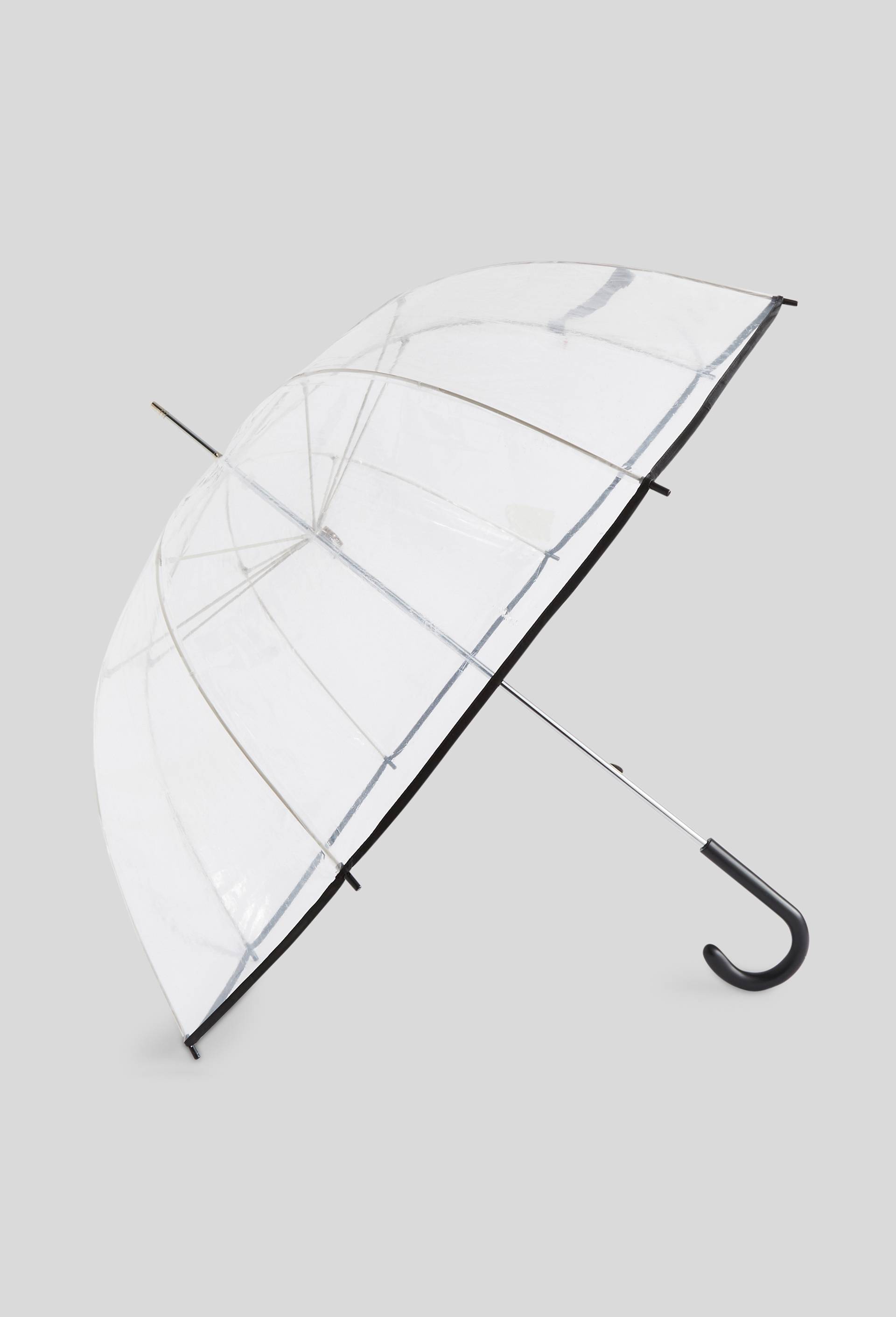 Parapluie manuel grand format transparent, Transparent, large image number 1
