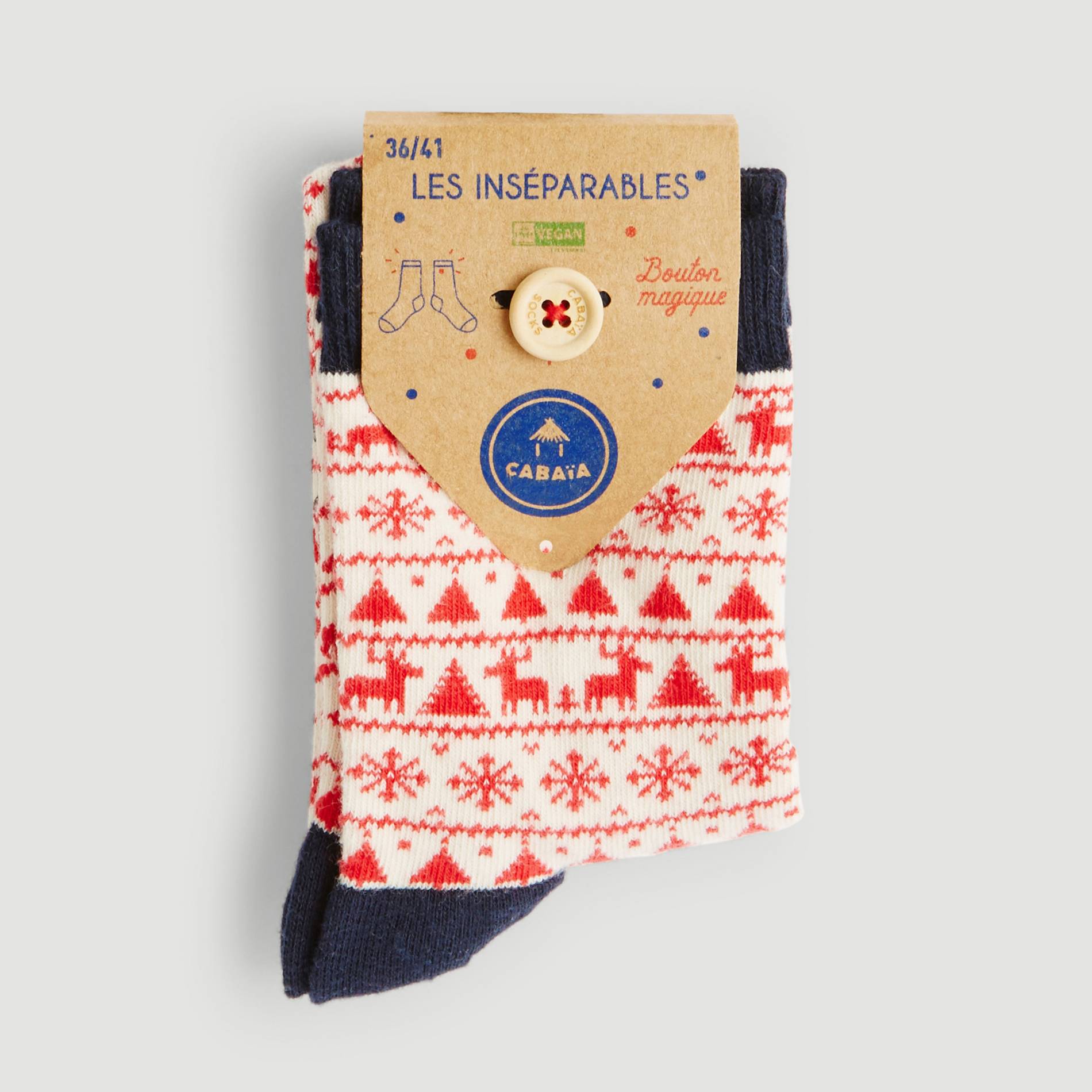 Chaussettes, Beige, large image number 0