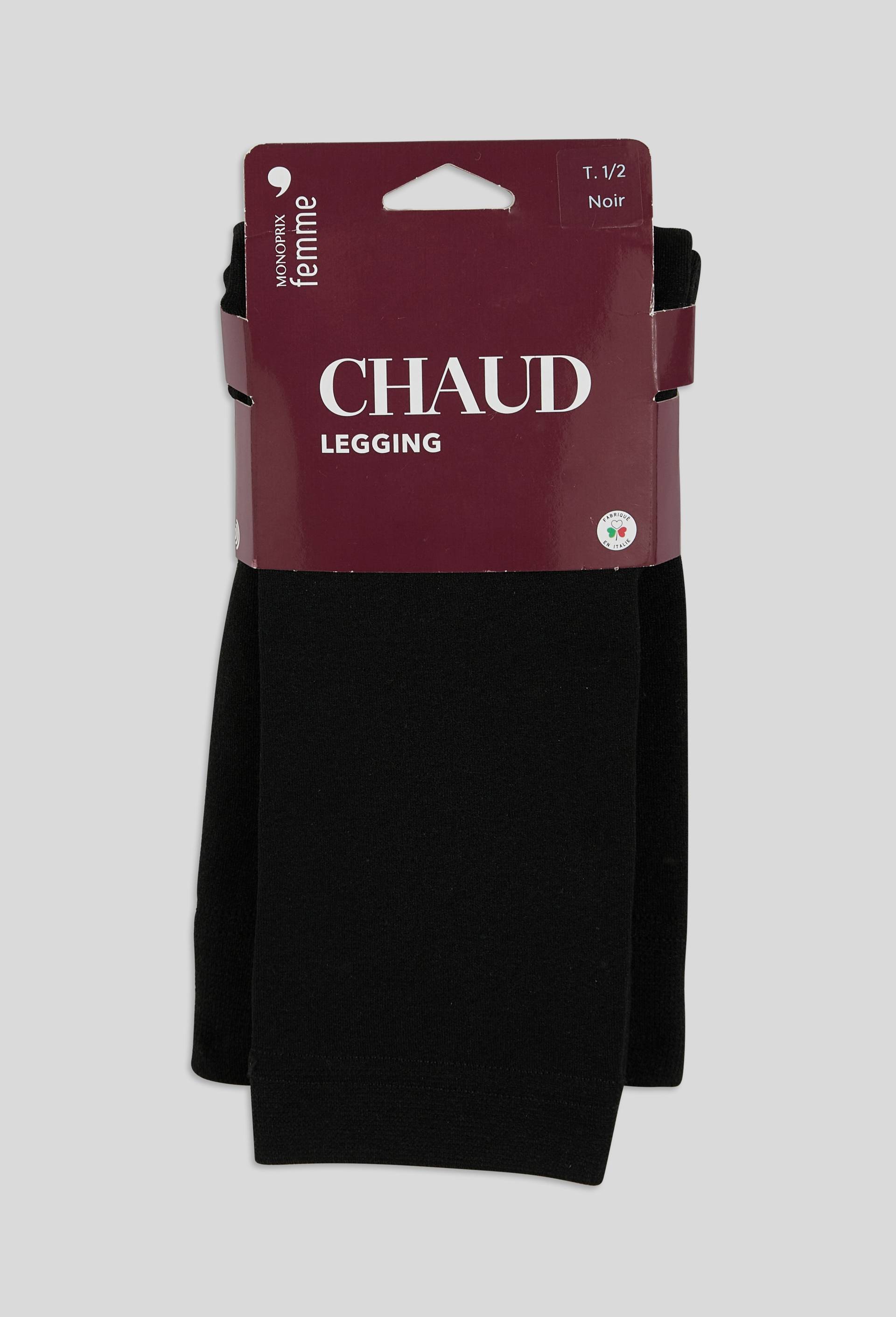 Legging polaire CHAUD, Noir, large image number 0