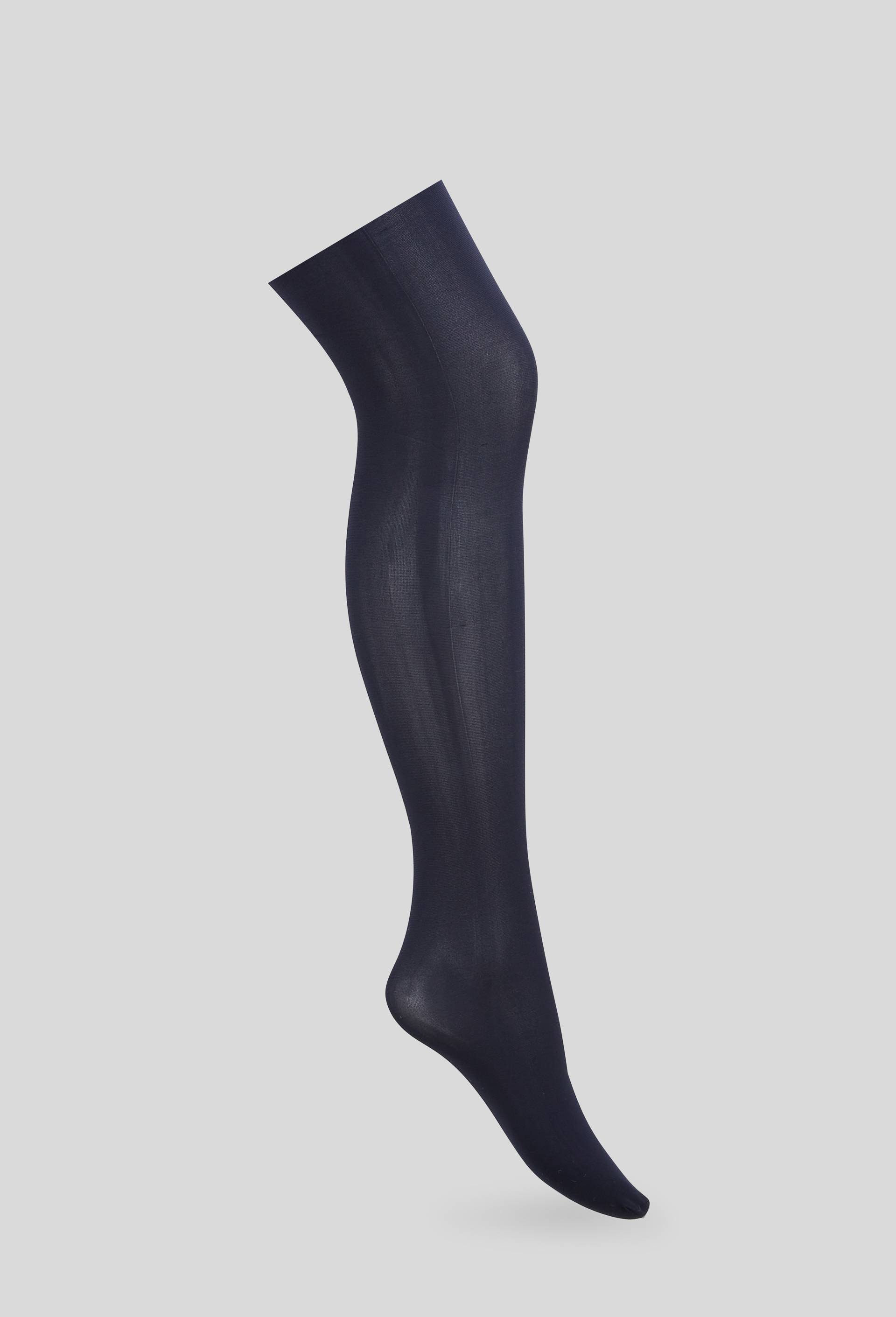 Lot de 2 collants opaques BASIC, Bleu fonc&eacute;, large image number 1
