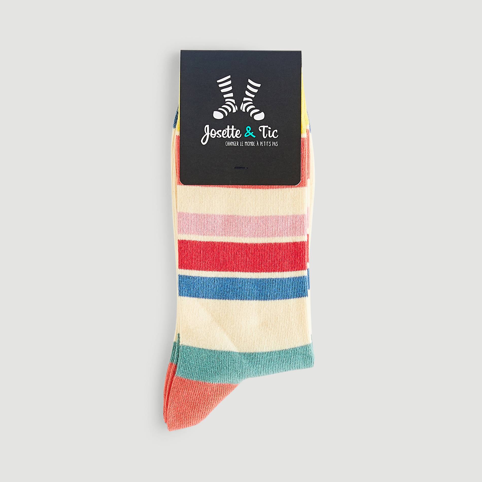 Chaussettes, Multicolore, large image number 0