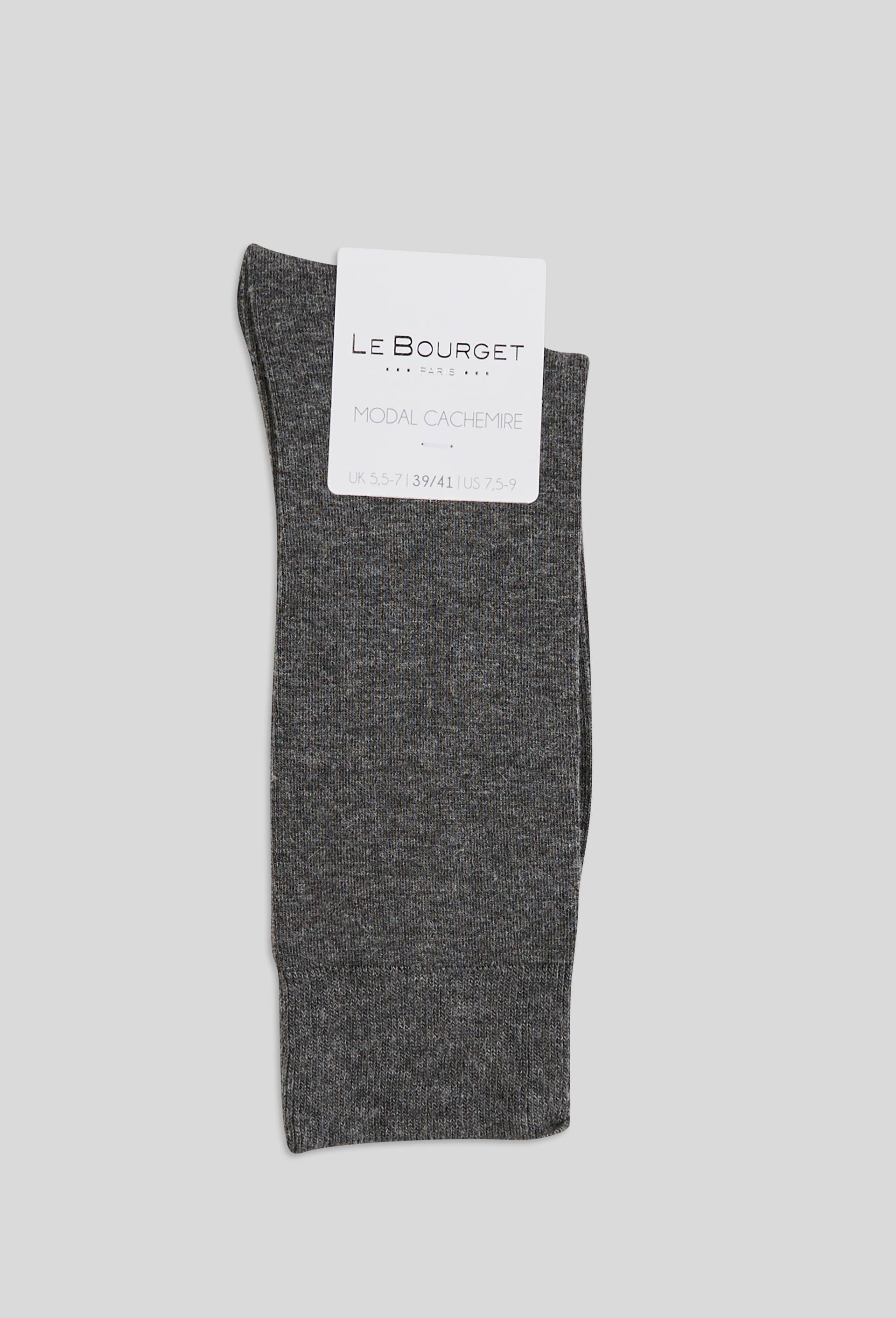 Paire de chaussettes contenant du cachemire Le Bourget, Gris fonc&eacute;, swatch image