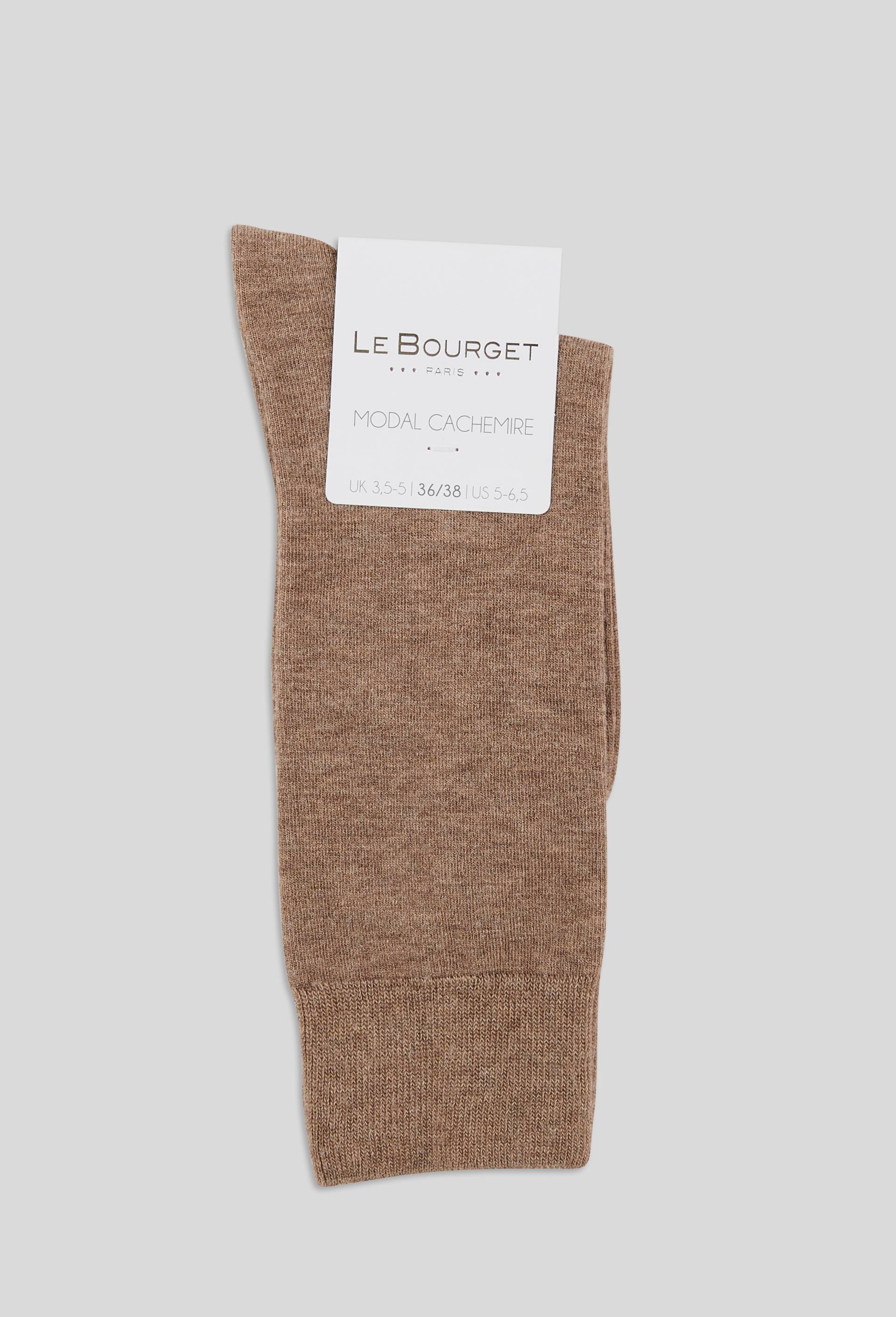 Paire de chaussettes contenant du cachemire Le Bourget, Beige, large image number 0