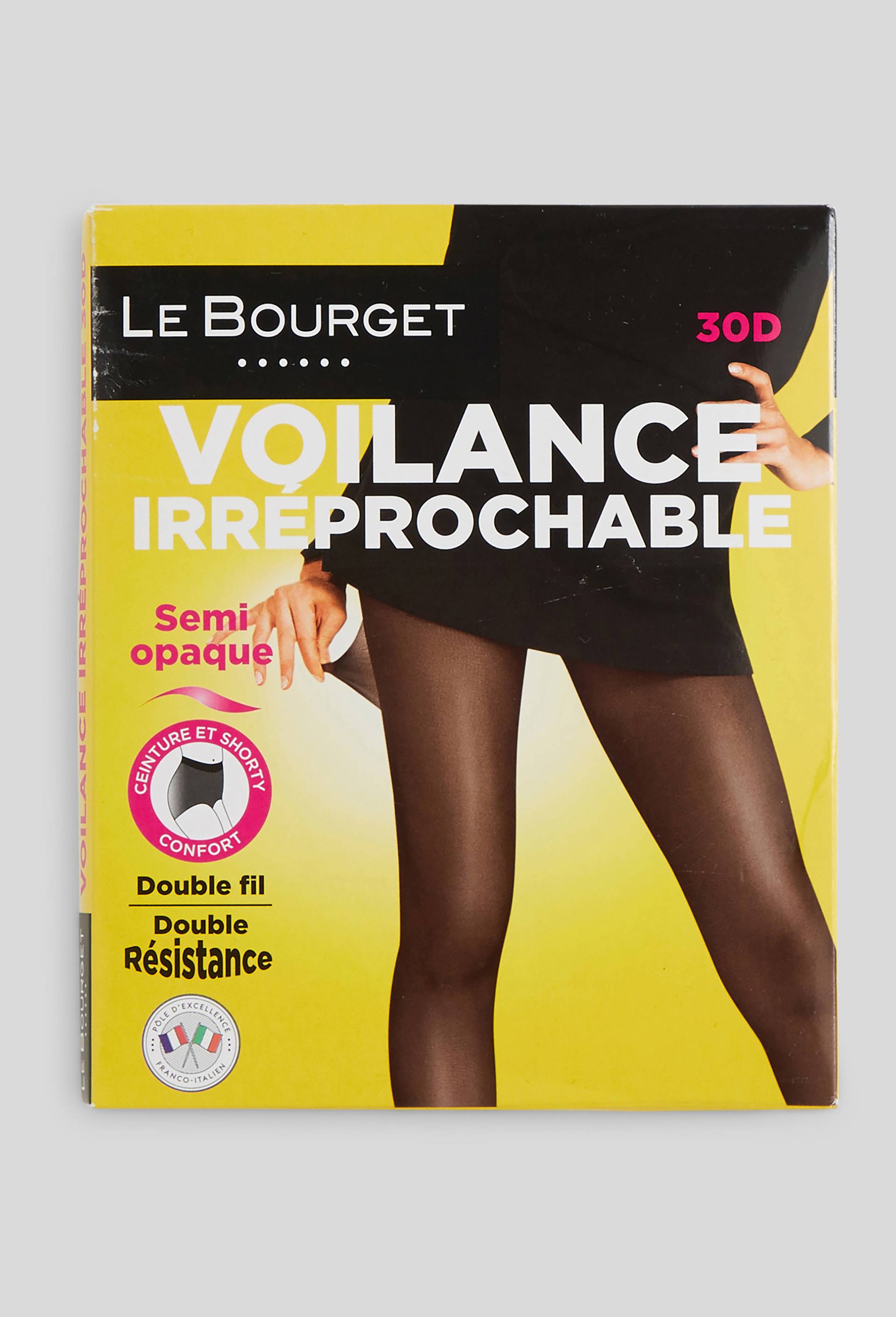 Collant voile semi opaque, Le Bourget, Gris, swatch image