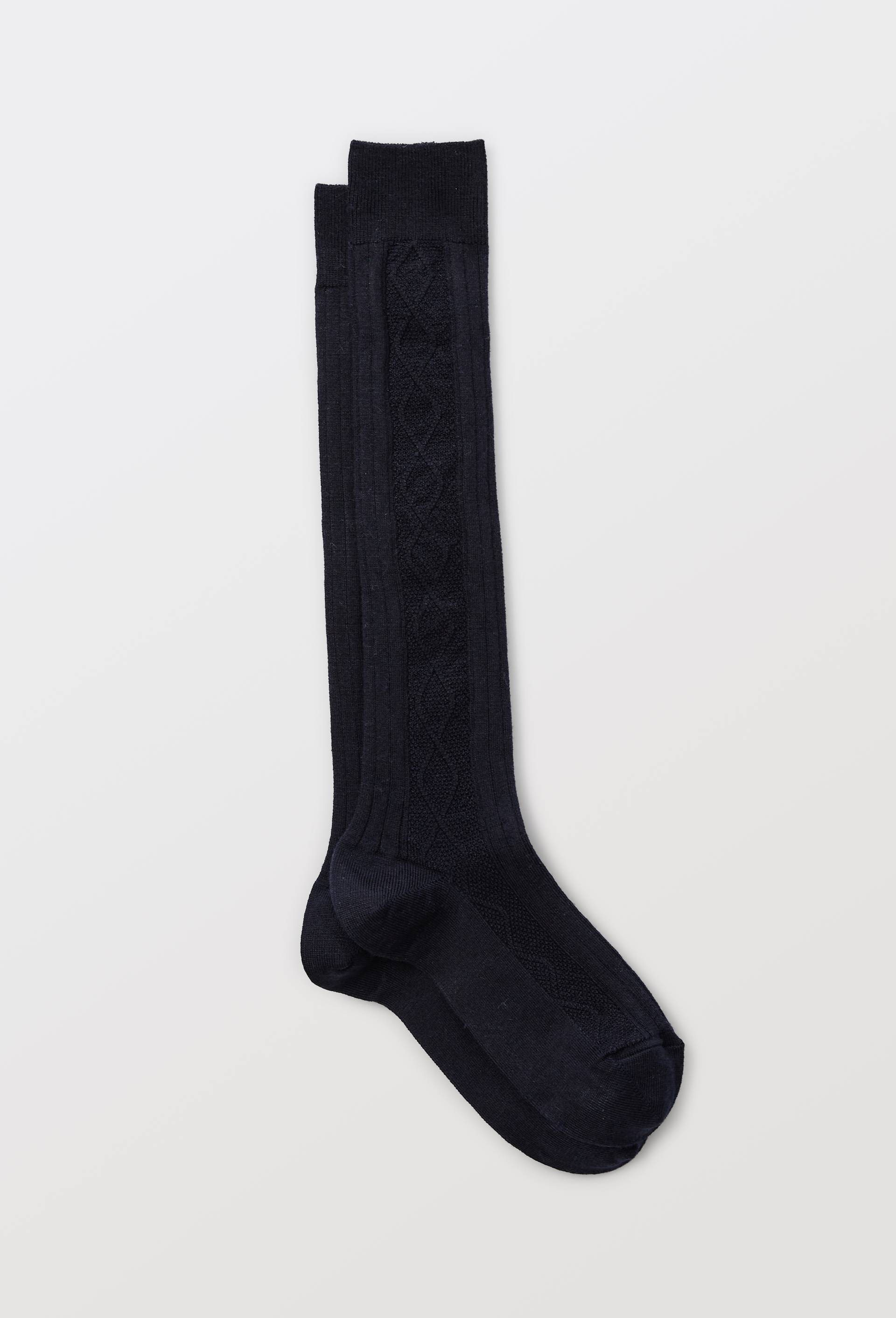 Paire de chaussettes en coton Labonal, Bleu fonc&eacute;, large image number 0.0