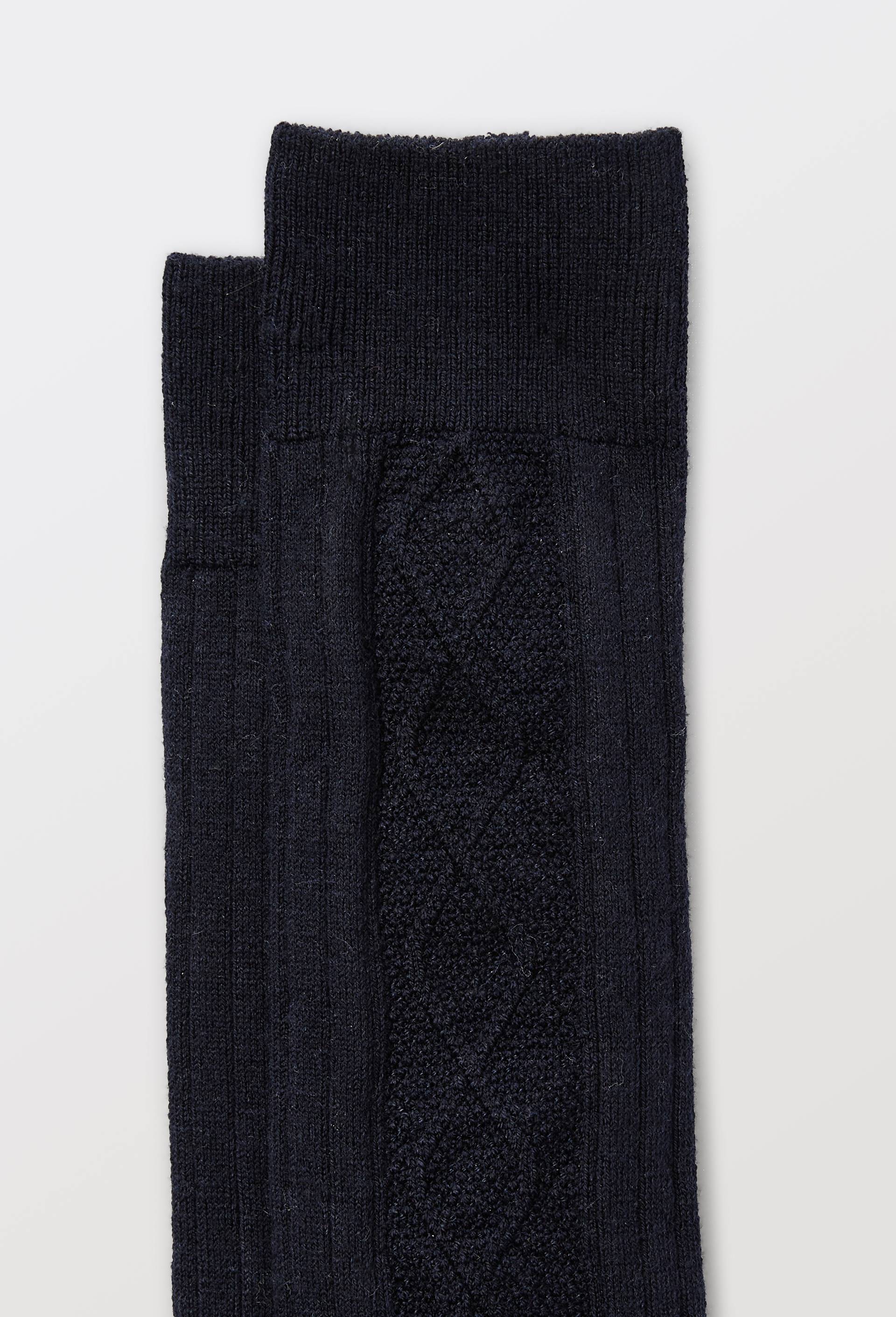 Paire de chaussettes en coton Labonal, Bleu fonc&eacute;, large image number 1.0