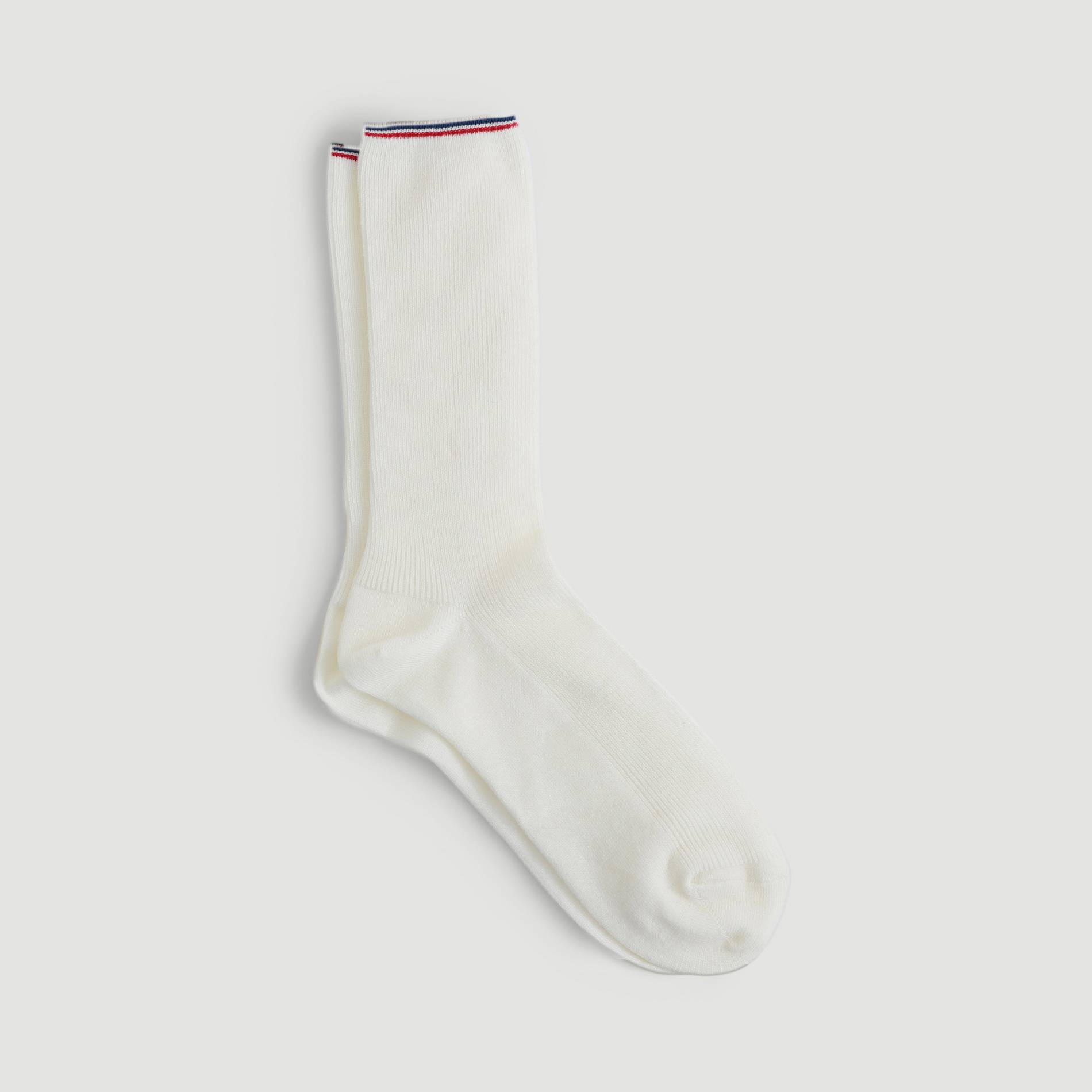 Paire de chaussettes en laine La Frenchie, Blanc, large image number 1
