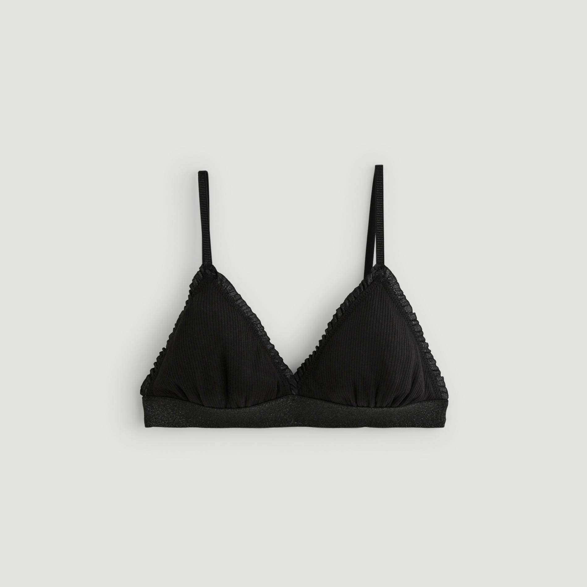 Soutien-gorge triangle, Noir, large image number 2.0