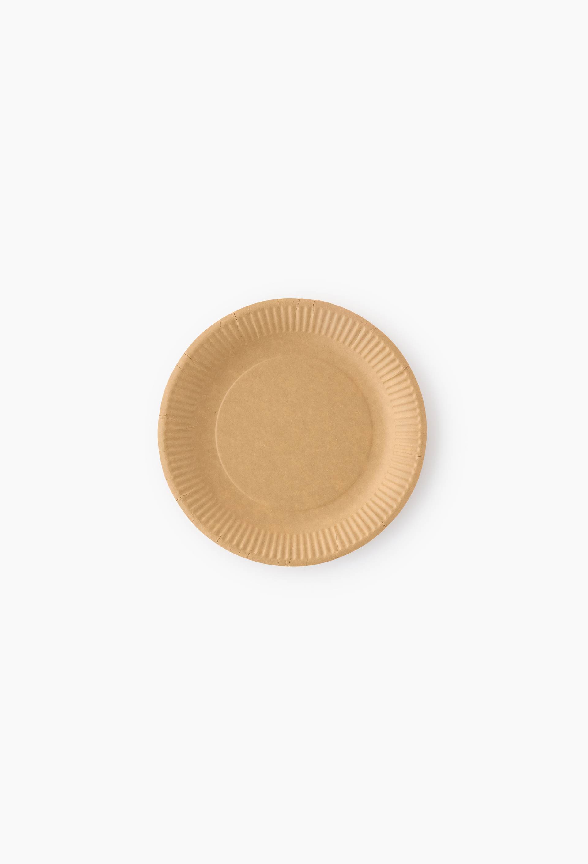 20 assiettes en carton kraft 23cm, , large image number 0