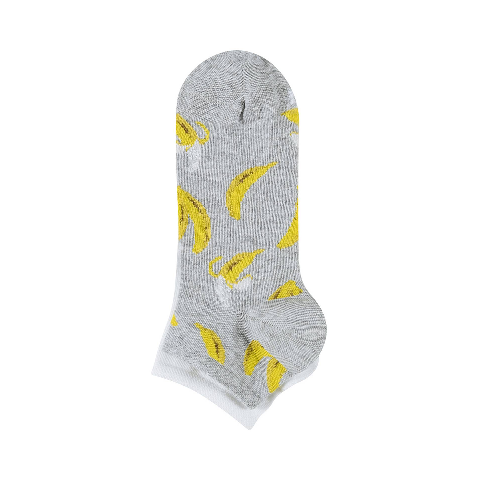 Lot de 2 mini socquettes bananes, Gris, large image number 1