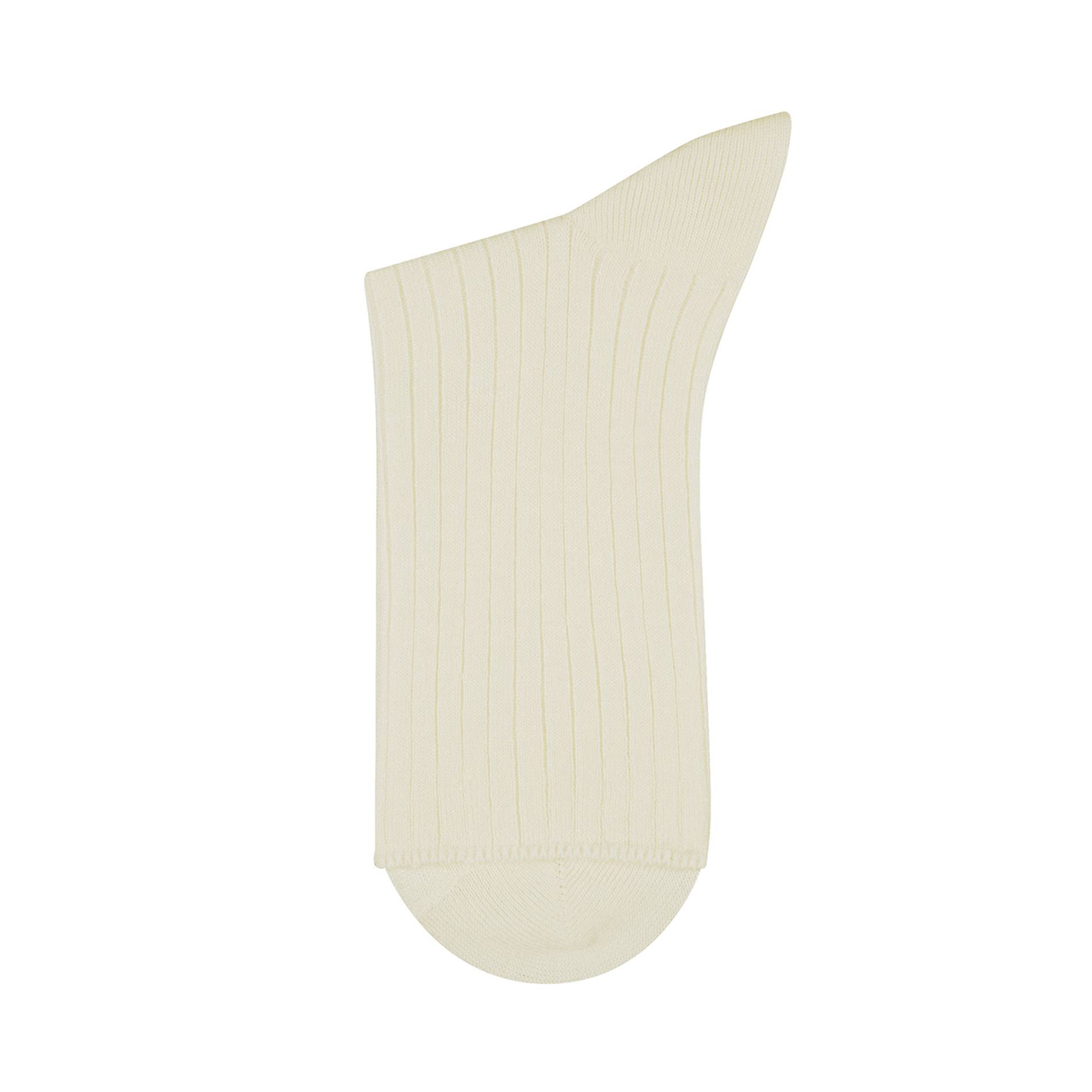 Chaussettes en lin et coton, Mastic, large image number 1