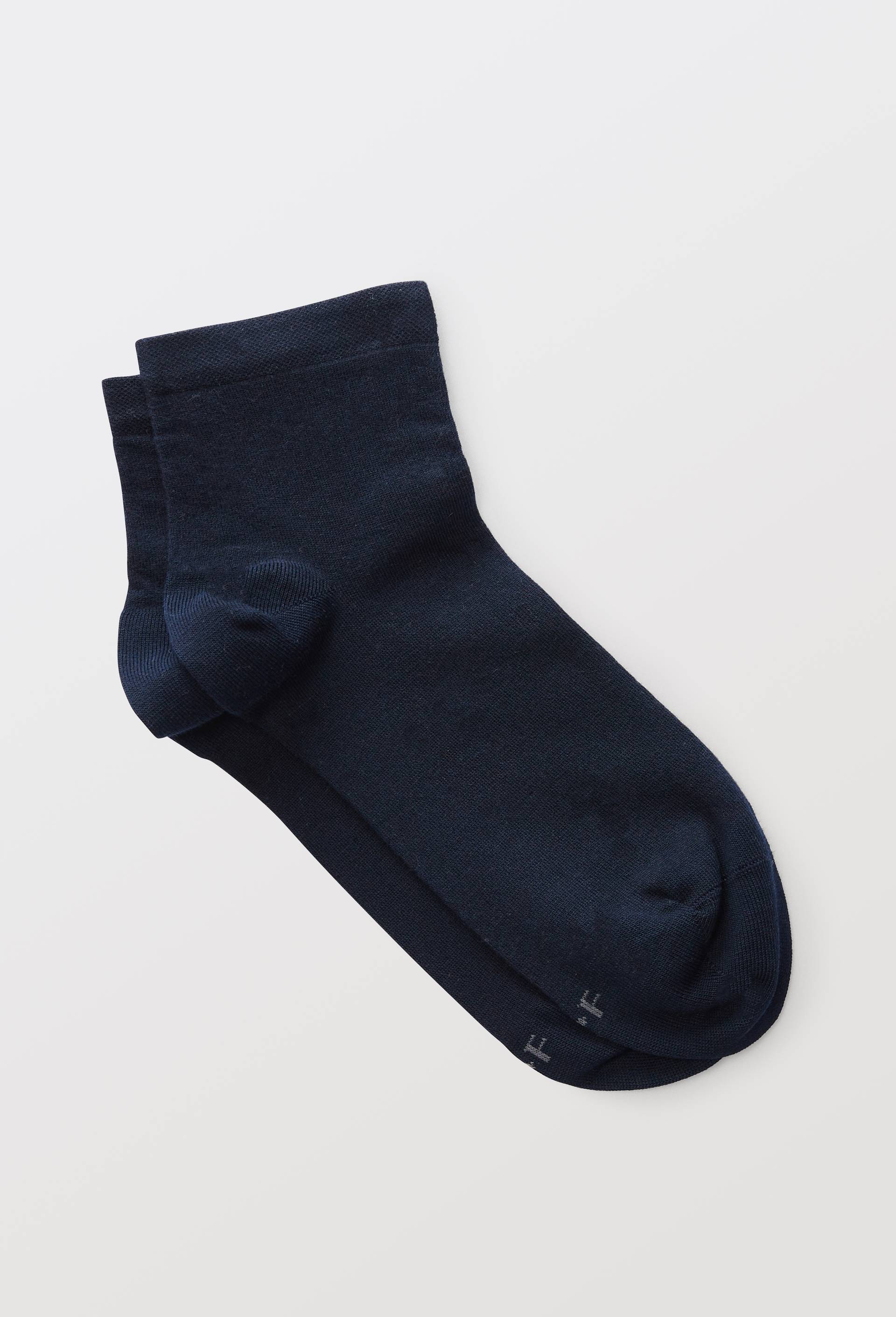 Paire de socquettes en coton Bleufor&ecirc;t, Bleu fonc&eacute;, swatch image