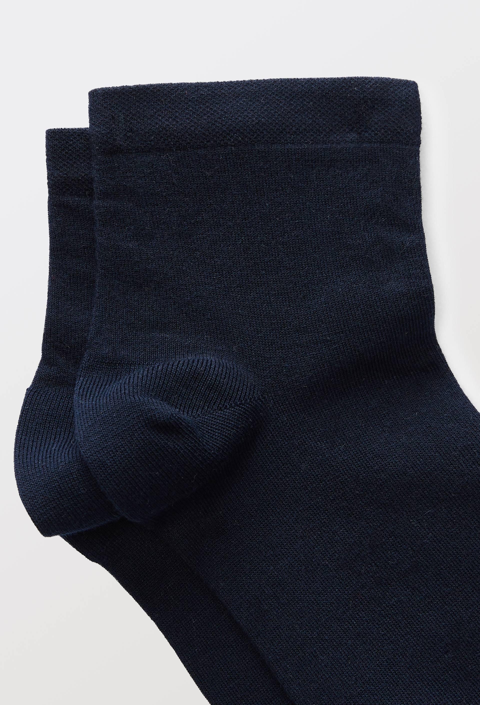 Paire de socquettes en coton Bleufor&ecirc;t, Bleu fonc&eacute;, large image number 1