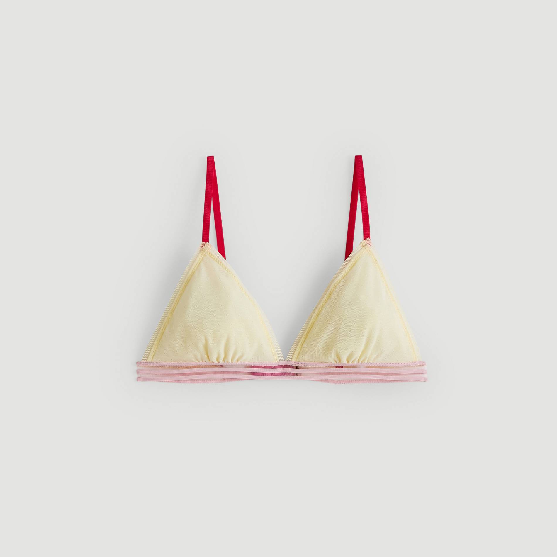 Soutien-gorge triangle, Jaune clair, large image number 0.0