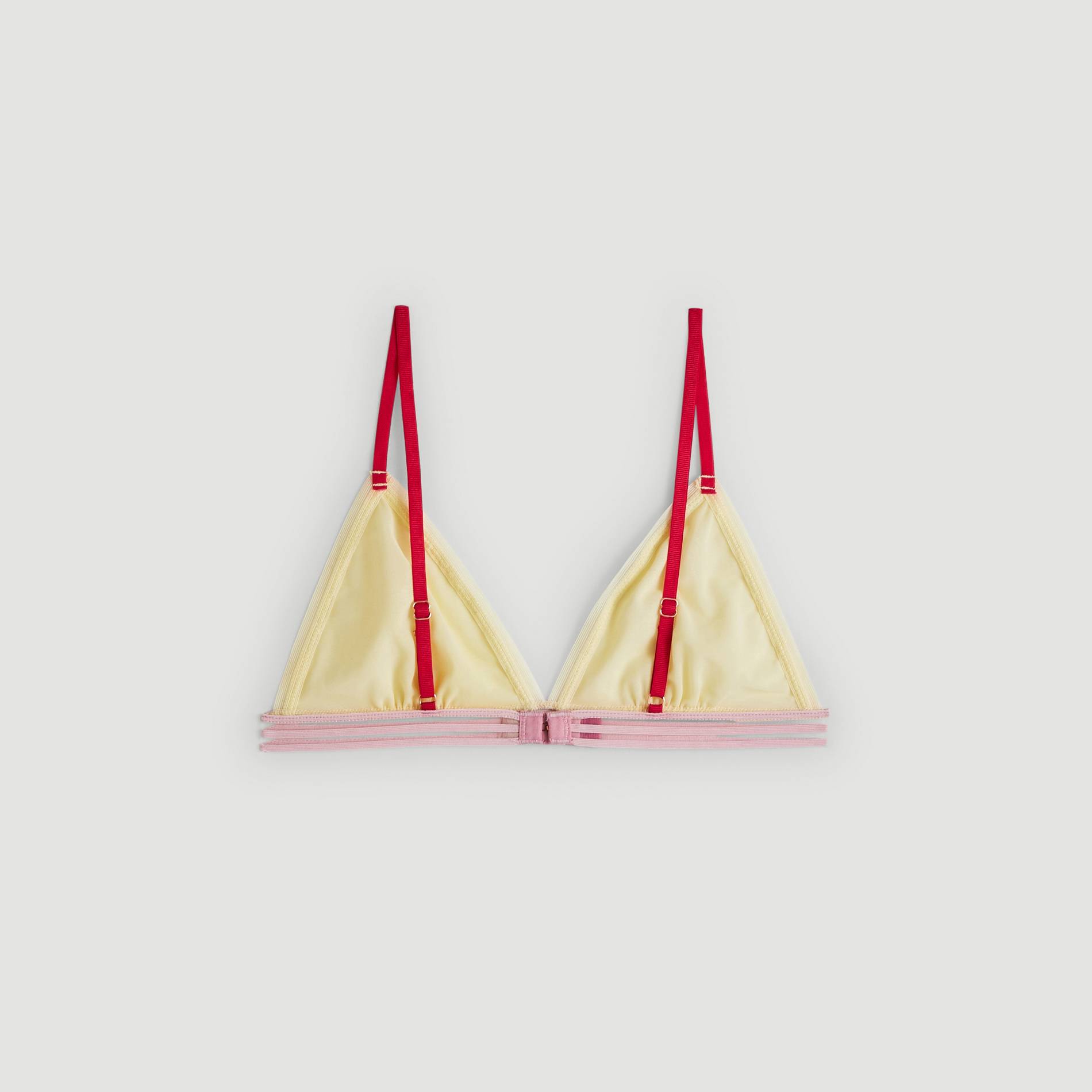 Soutien-gorge triangle, Jaune clair, large image number 1.0
