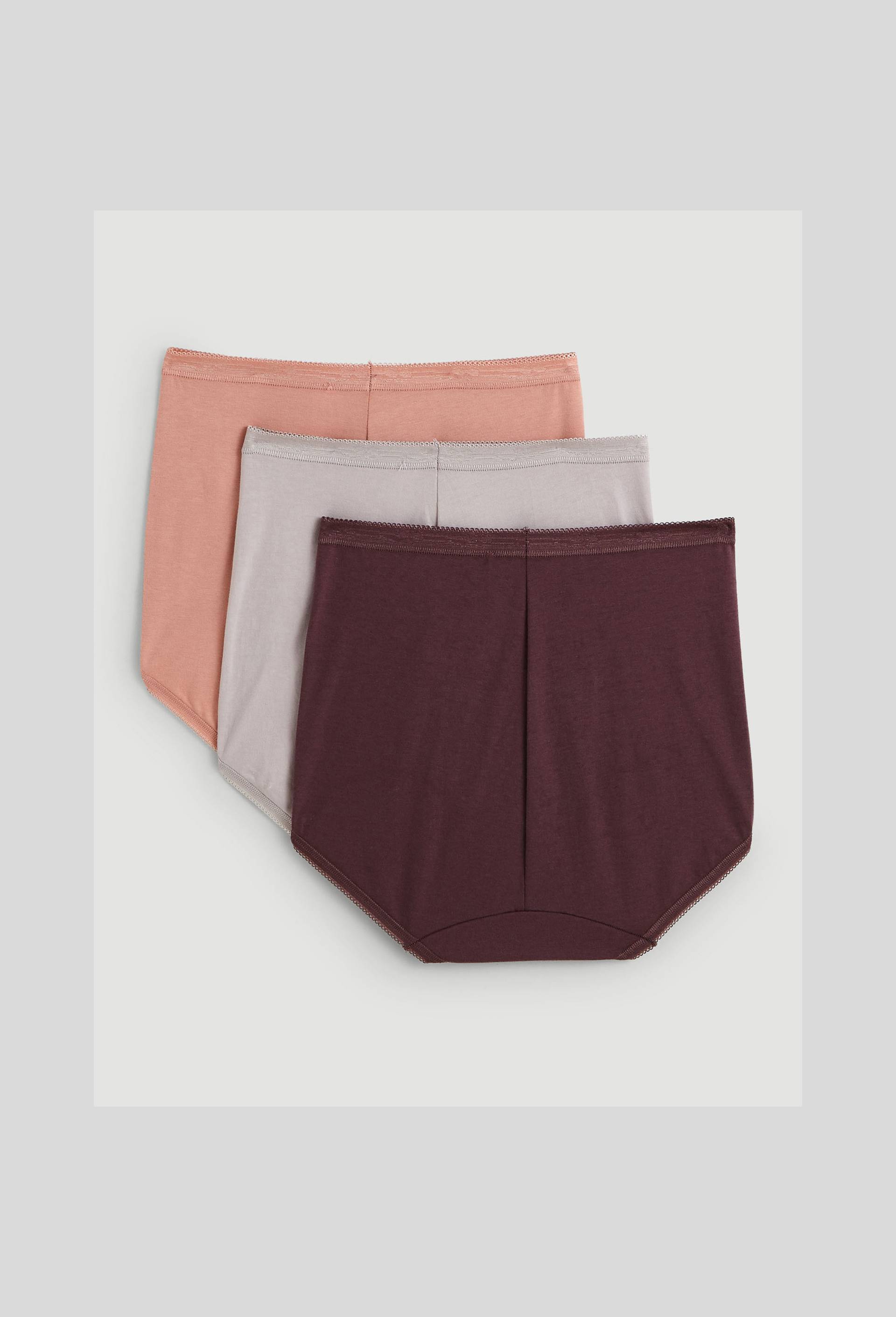 Lot de 3 culottes maxi en coton Sloggi, Rose, large image number 1