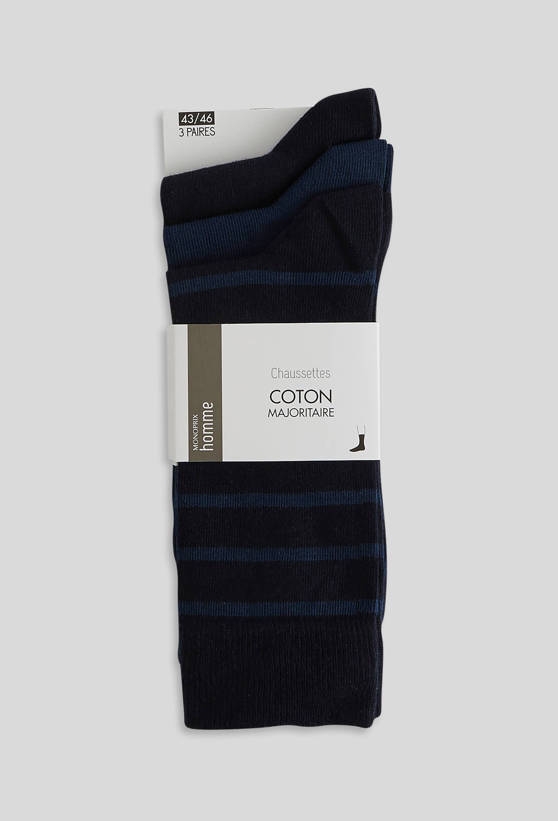 Lot de 3 paires de chaussettes, Multicolore, large image number 0.0