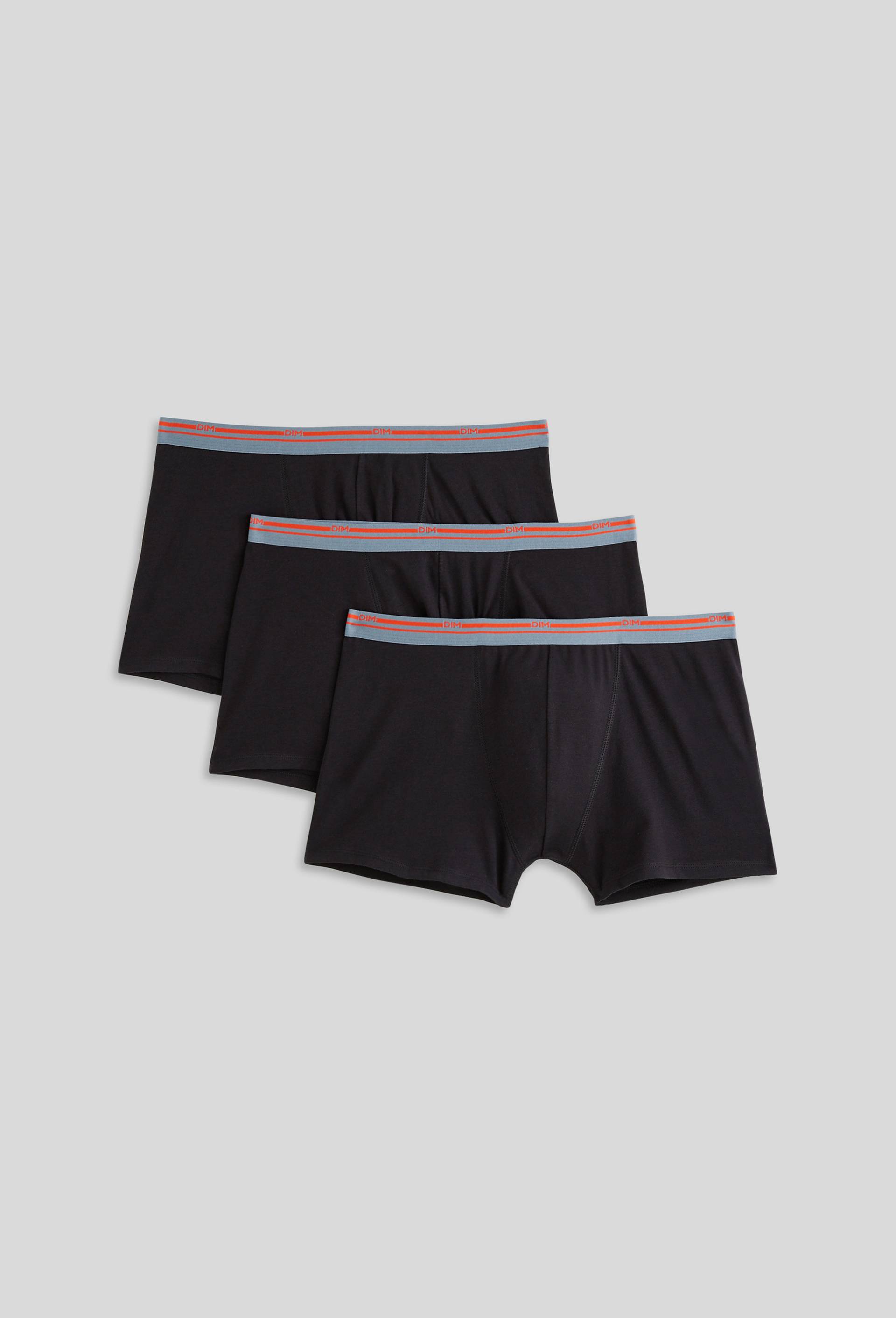 Lot de 3 boxers en coton MULTIDAY COLORS DIM, Noir, large image number 0
