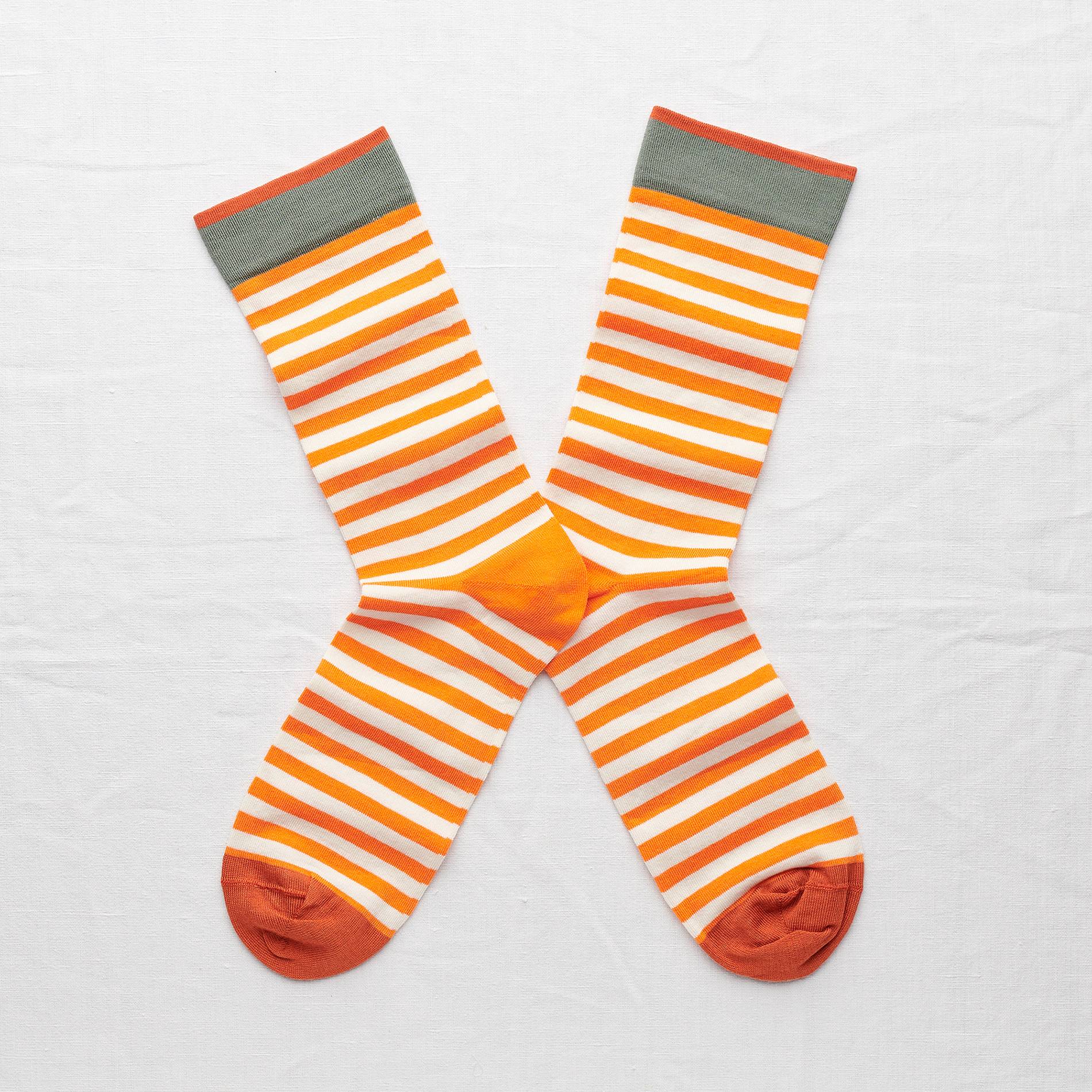 Chaussettes rayures, Sable, large image number 0.0