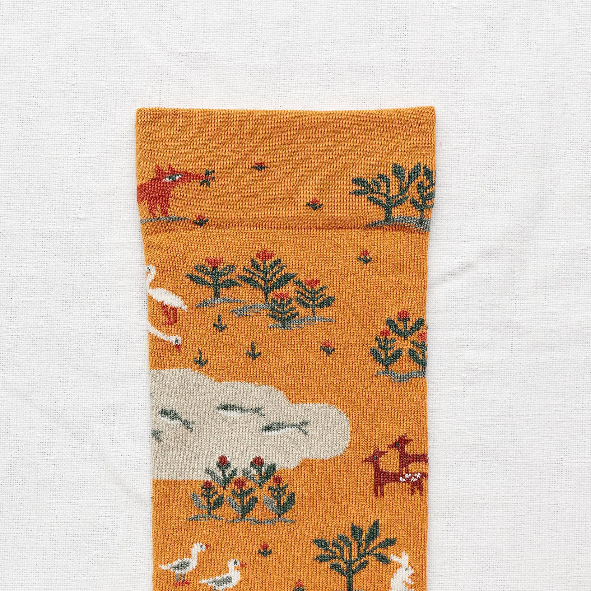 Chaussettes petits animaux, Sable, large image number 1