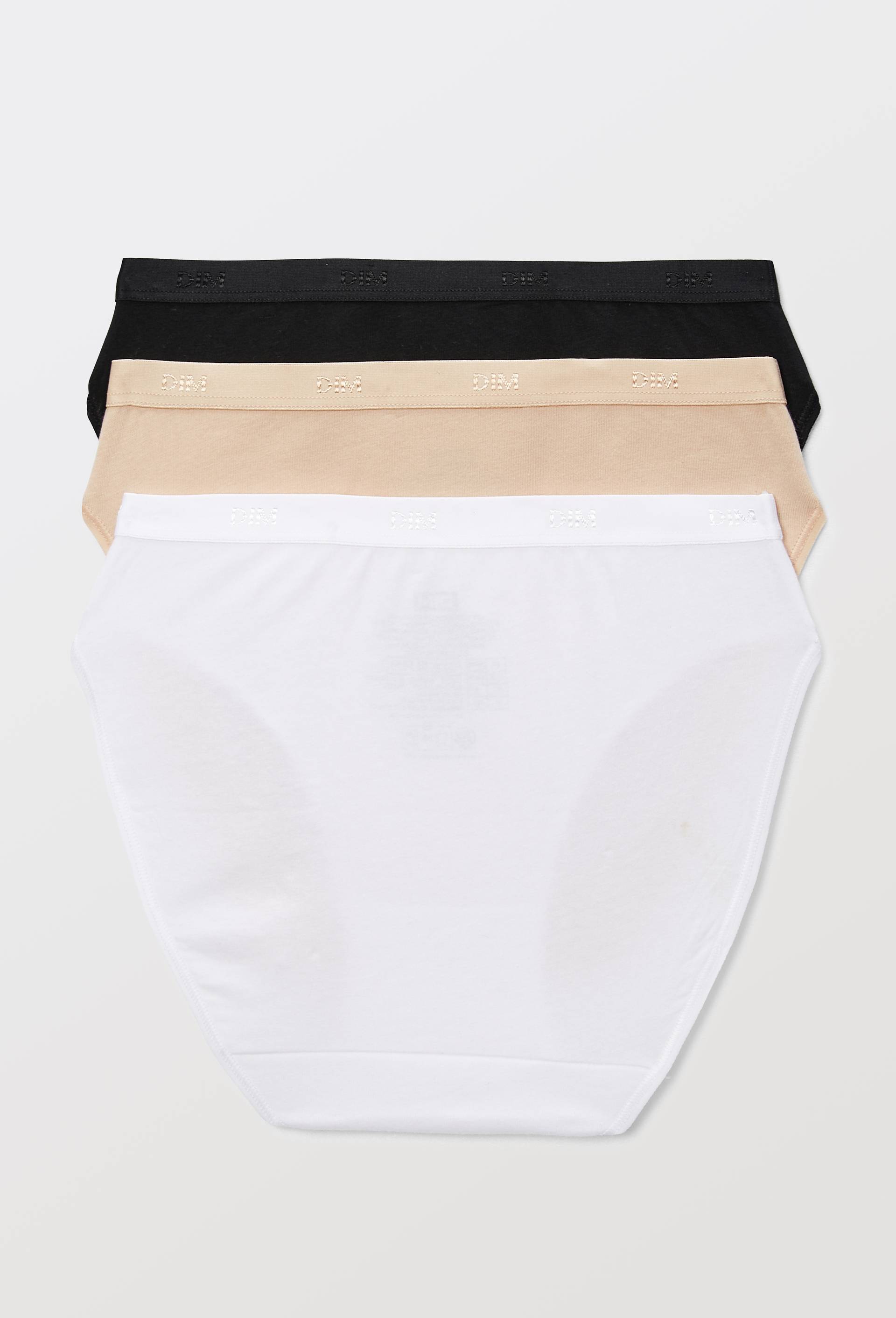 Lot de 3 slips en coton ECO DIM, Beige clair, large image number 1