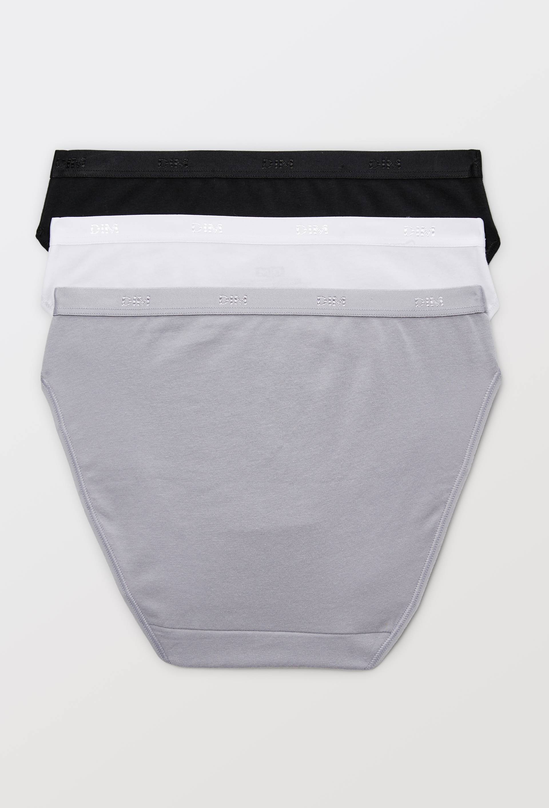 Lot de 3 slips en coton ECO DIM, Noir, large image number 1