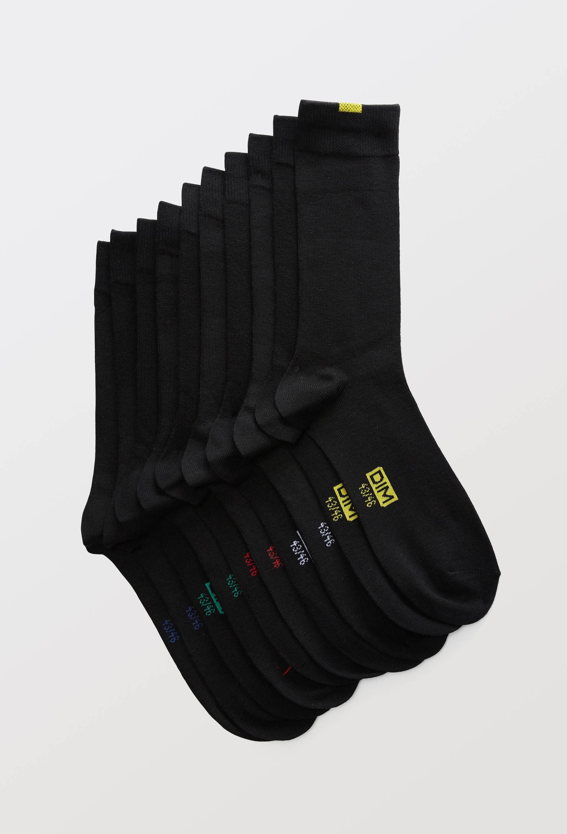 Lot de 5 paires de chaussettes ECO DIM, Noir, large image number 0.0
