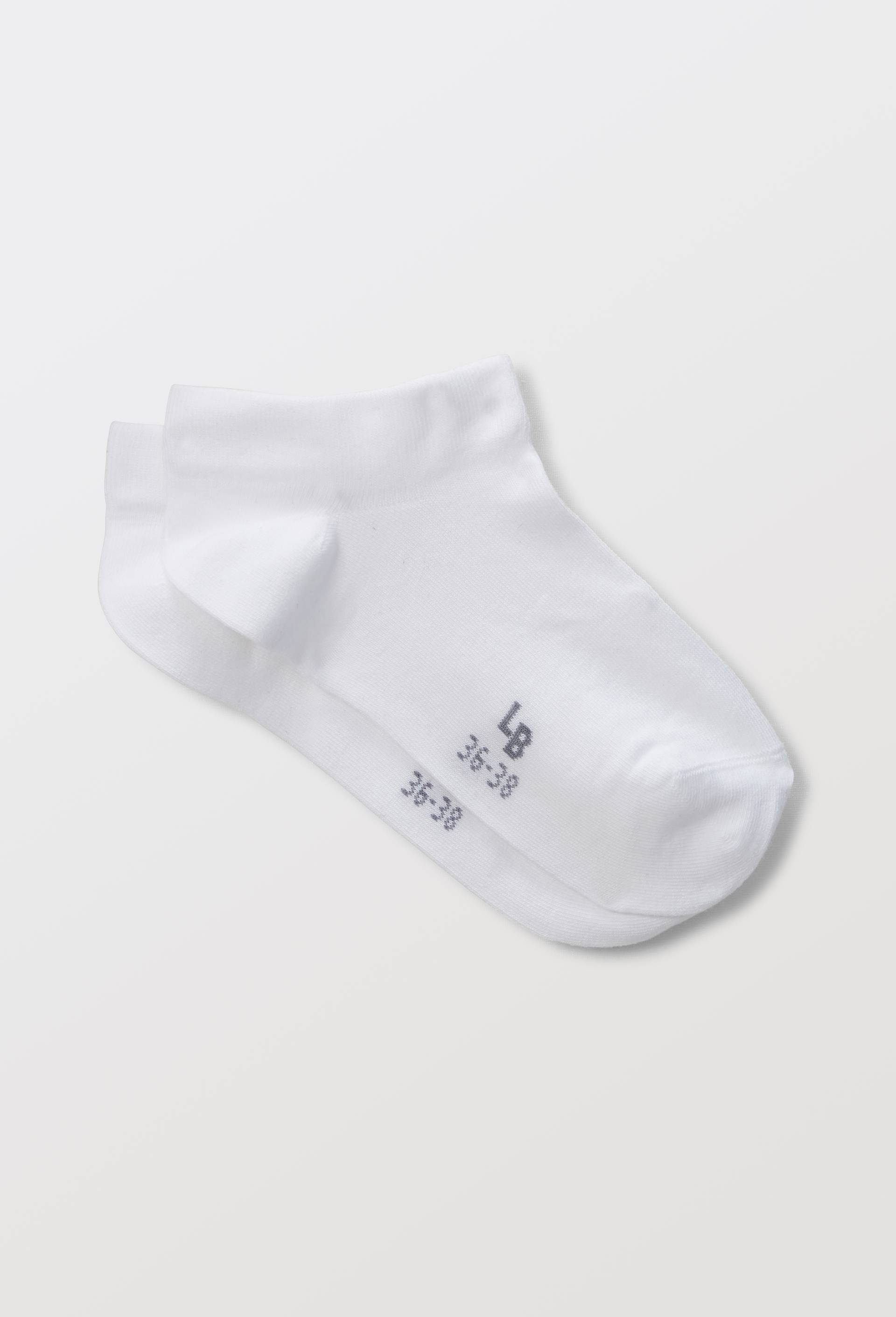 Paire de socquettes en coton BIO Le Bourget, Blanc, swatch image