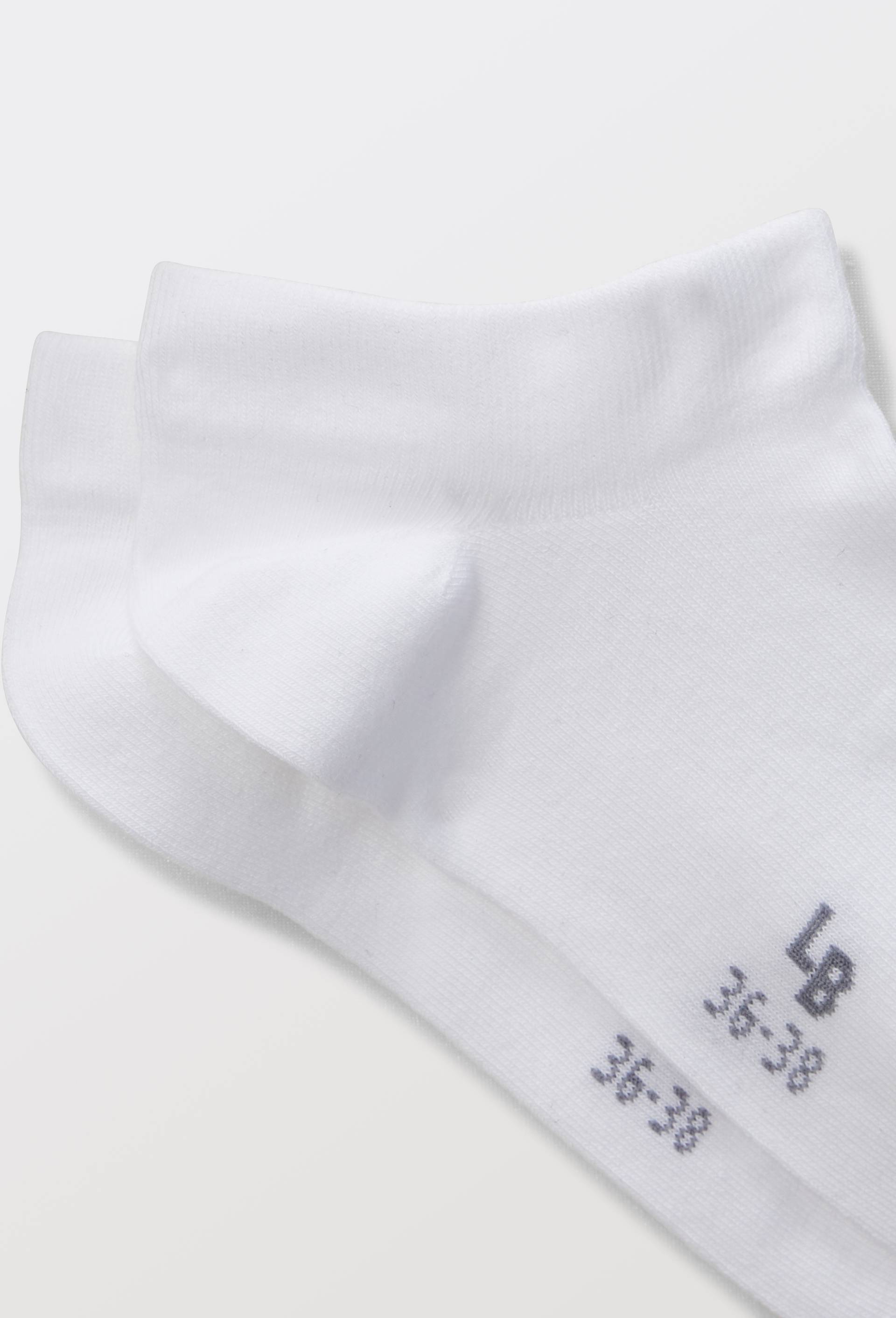 Paire de socquettes en coton BIO Le Bourget, Blanc, large image number 1